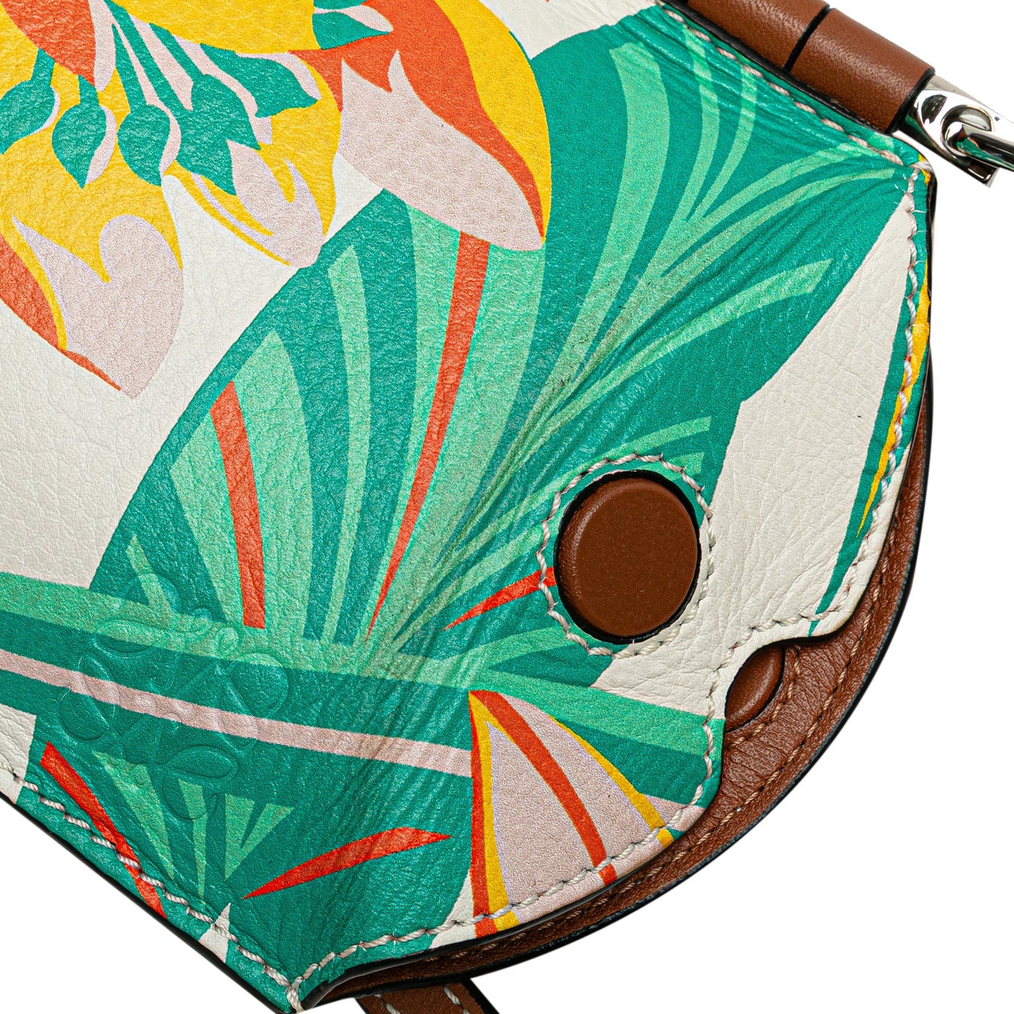 LOEWE Paulas Ibiza Leather Waterlily Gate Pocket Crossbody