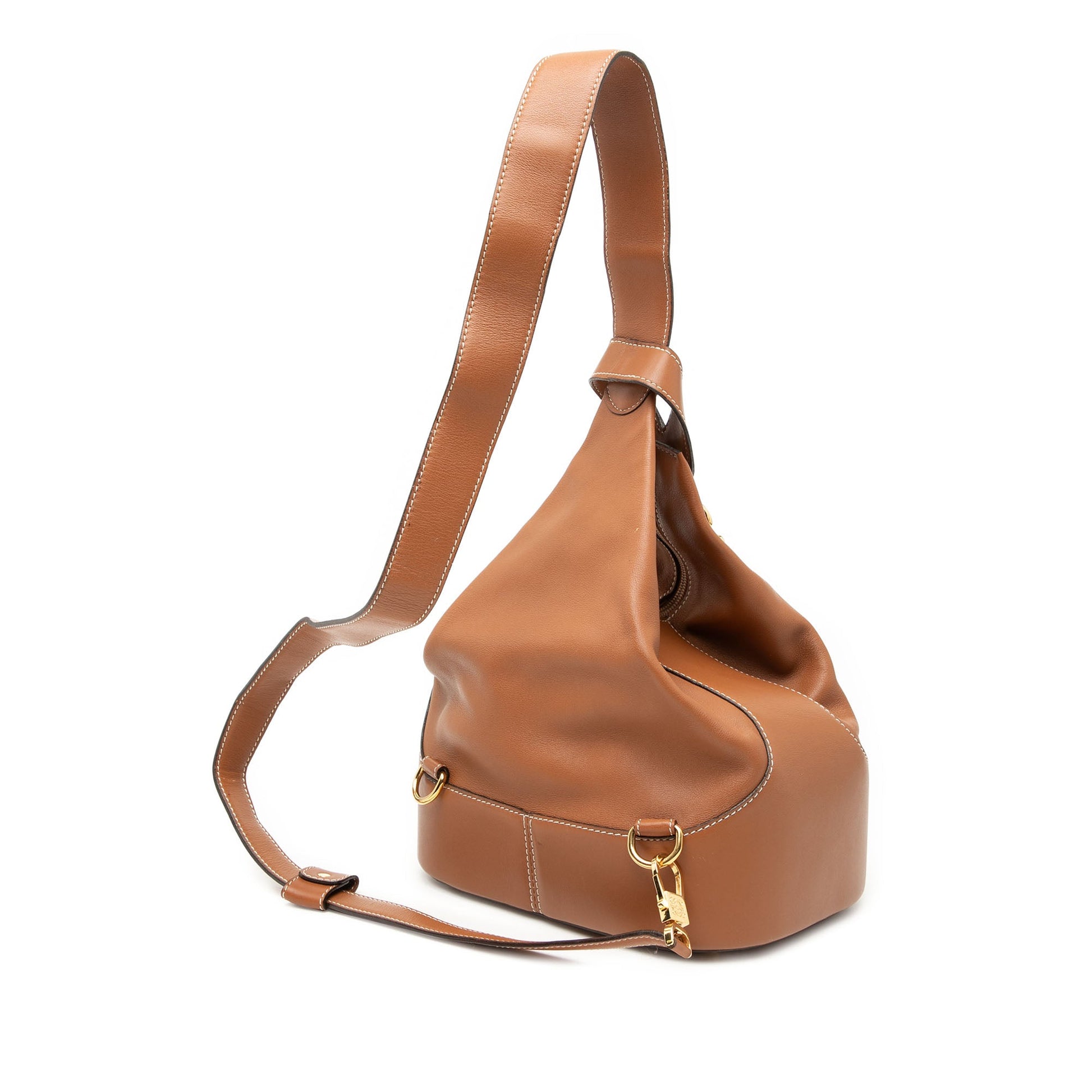 LOEWE Leather Anton Triangle Backpack