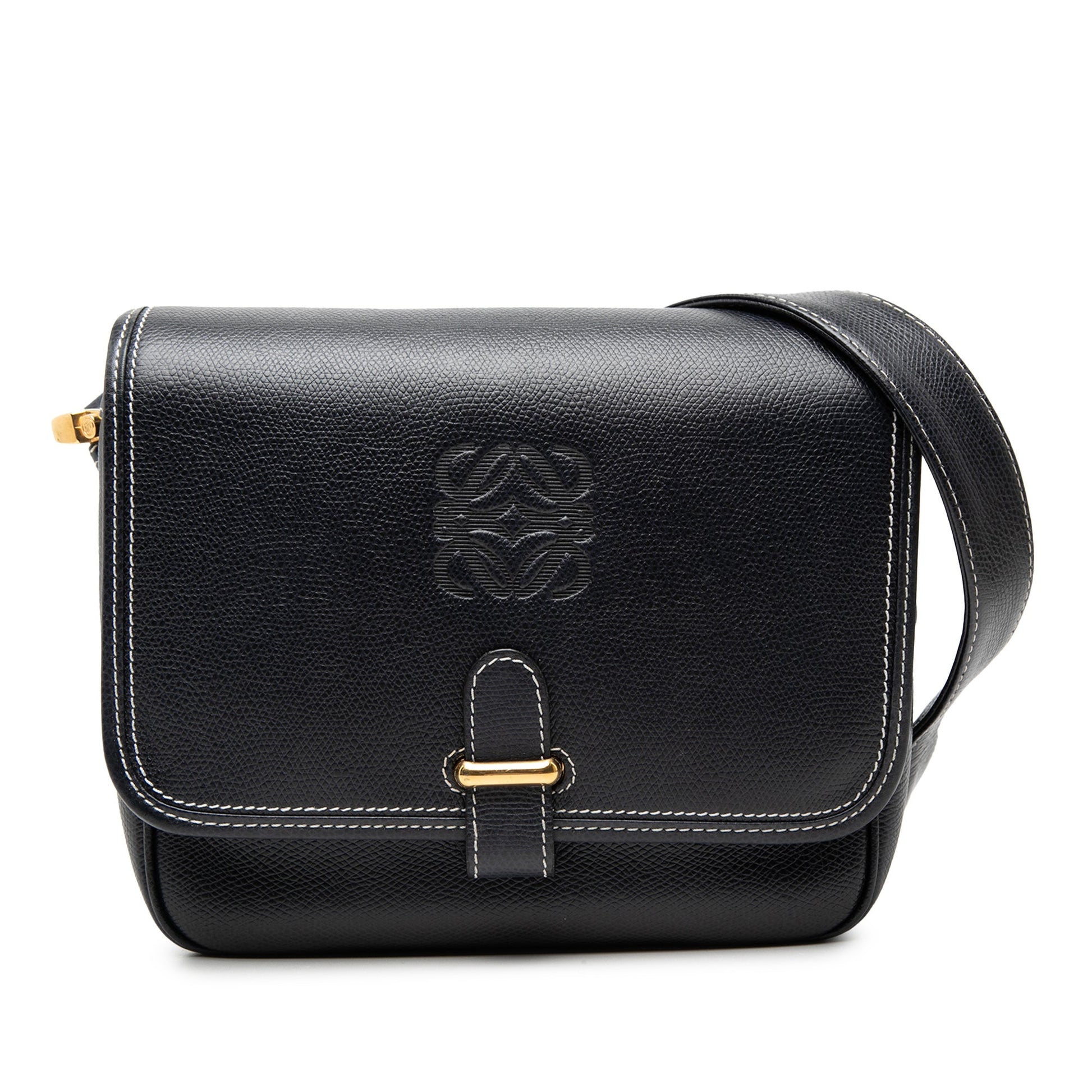 LOEWE Leather Anagram Crossbody
