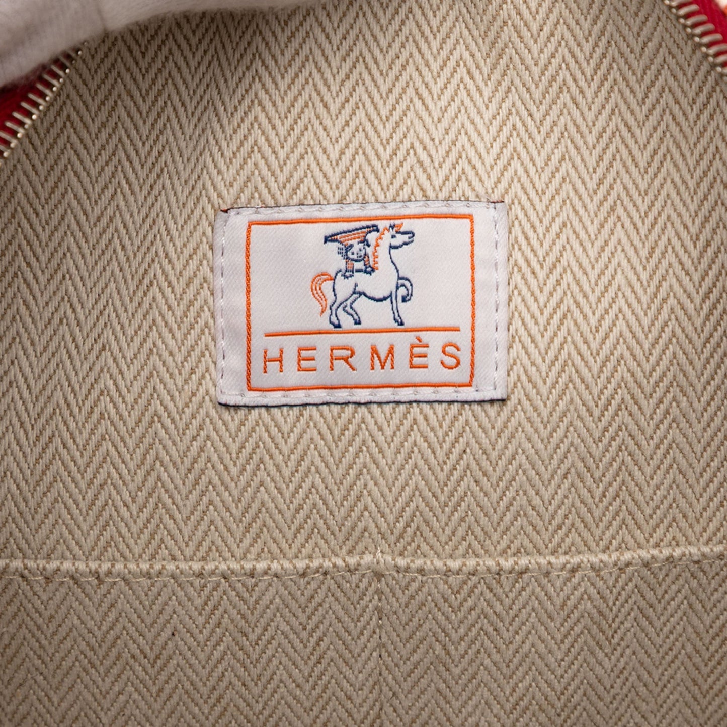 Hermès Large Canvas Bride A Brac Cabriole Case