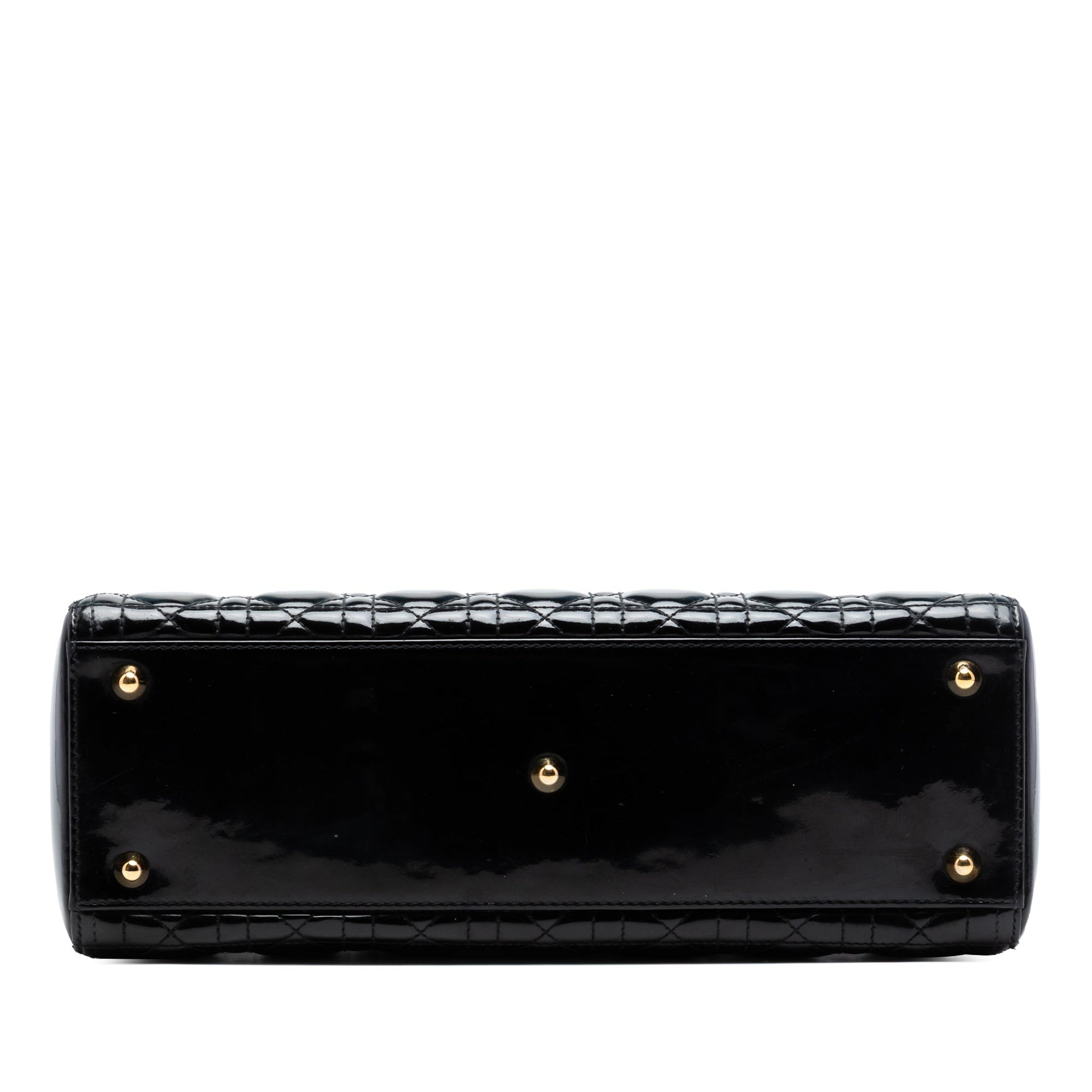Dior Large Patent Cannage Lady Dior