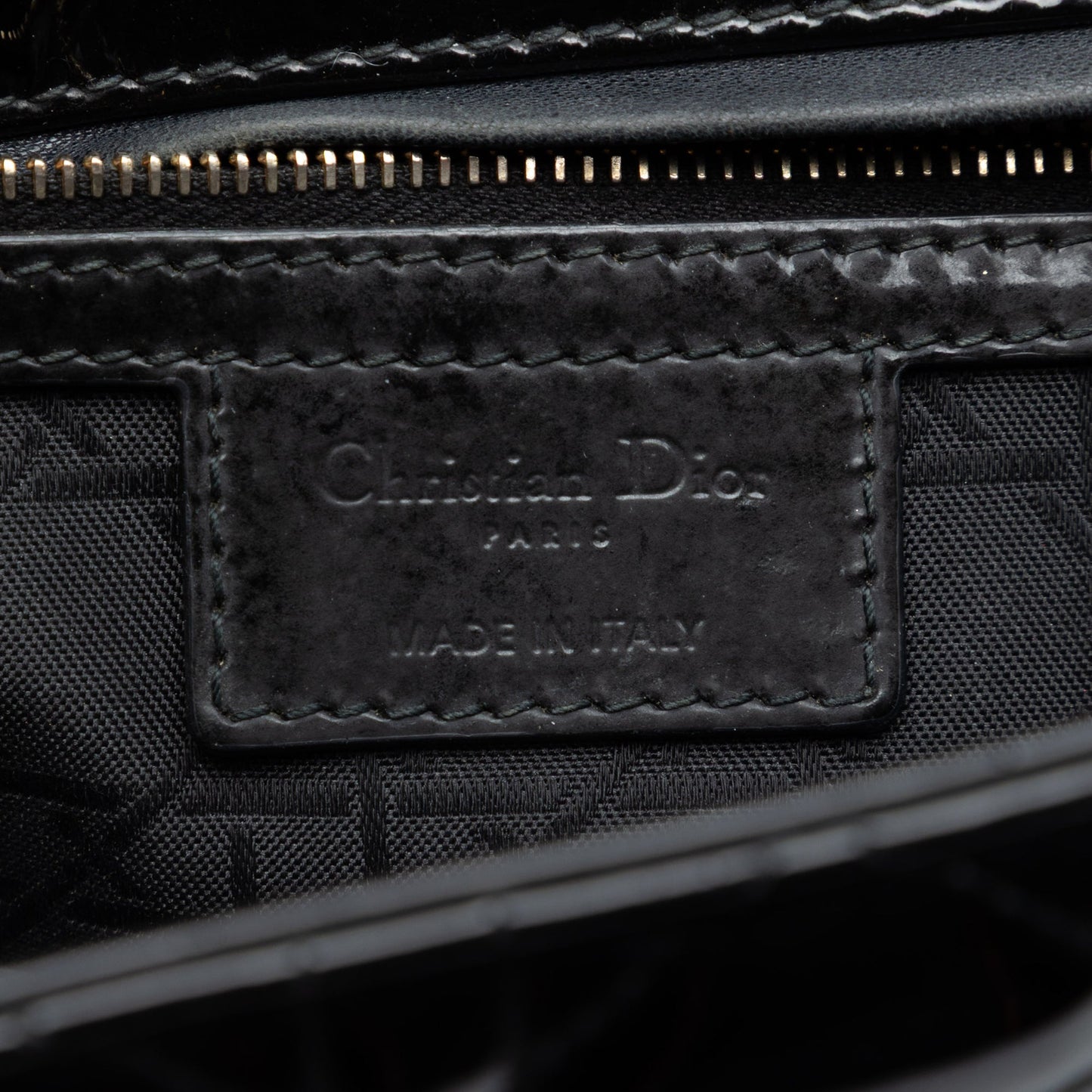 Dior Large Patent Cannage Lady Dior