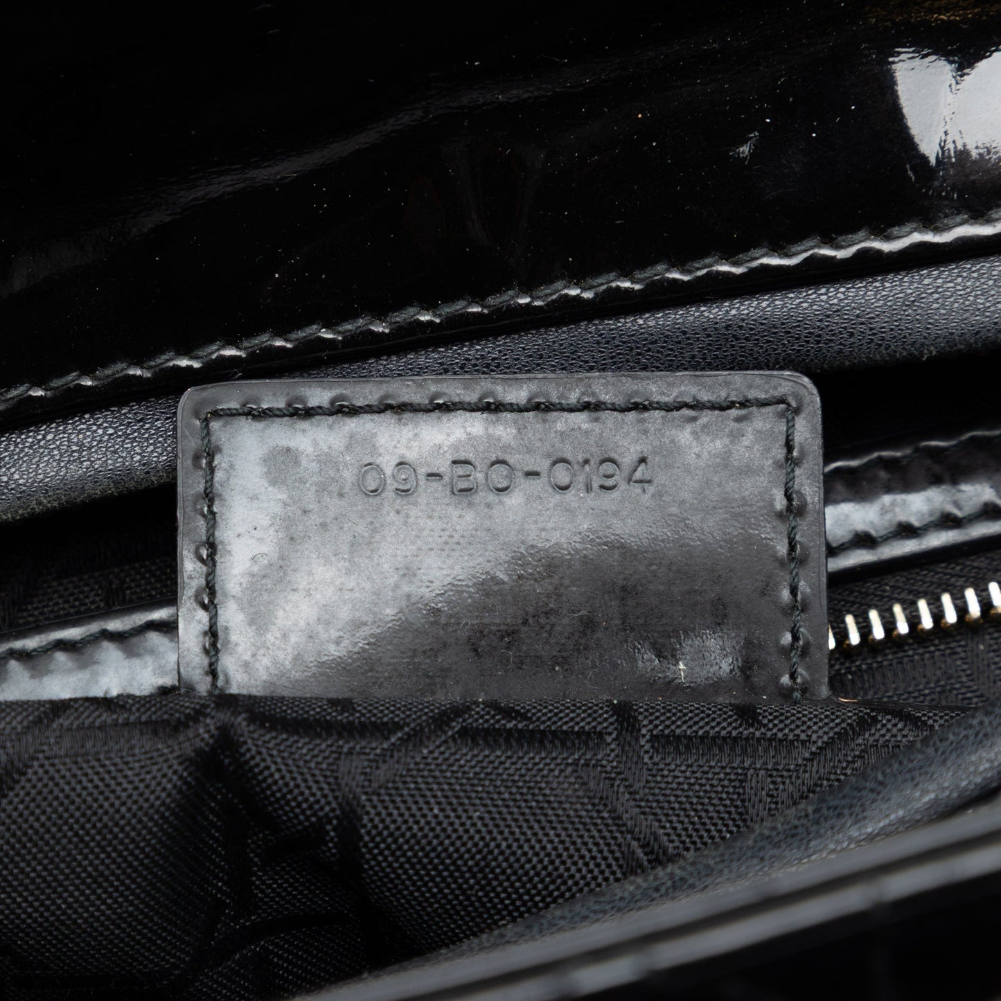 Dior Large Patent Cannage Lady Dior