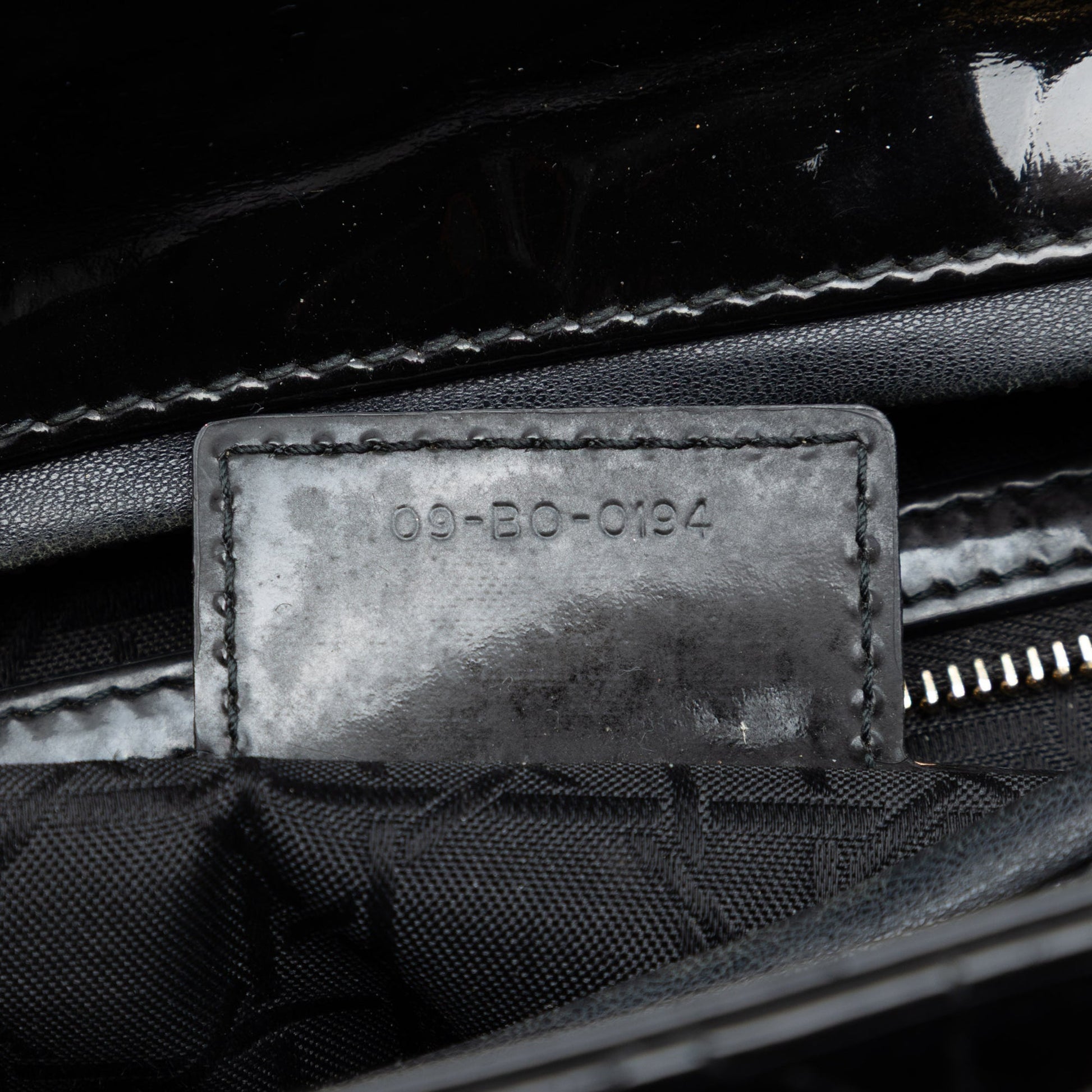Dior Large Patent Cannage Lady Dior