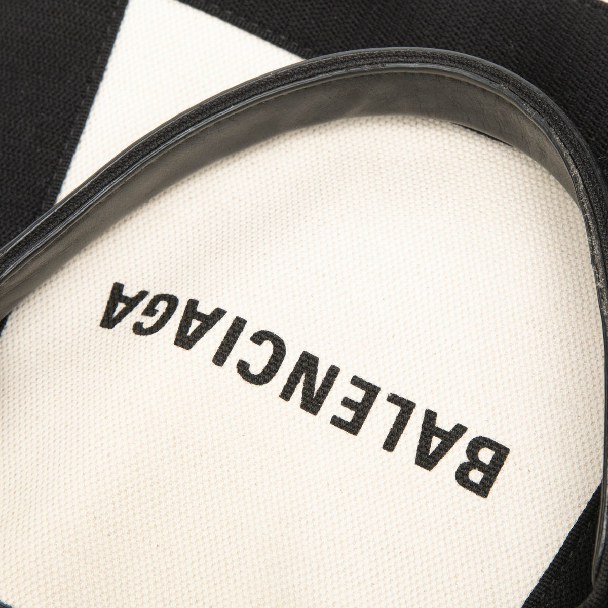 Balenciaga Canvas Navy Cabas Satchel XS