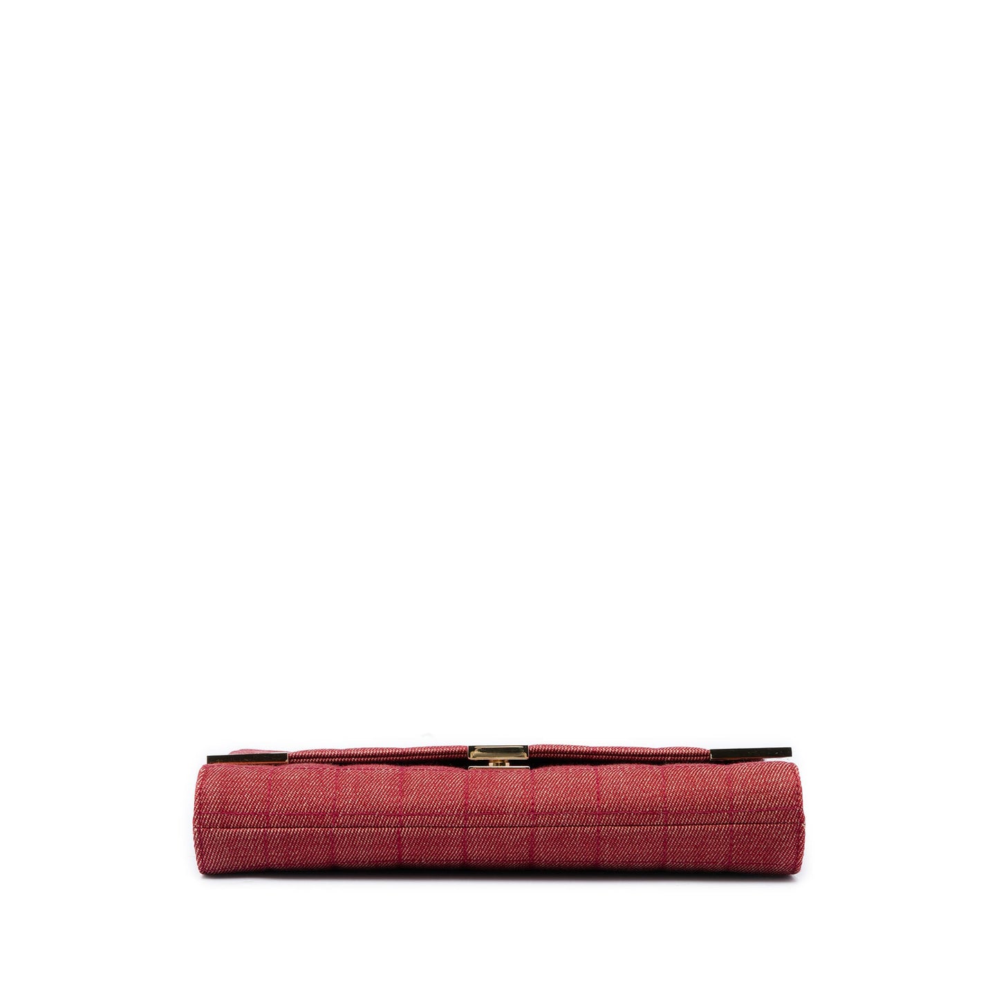 Chanel CC Chocolate Bar Denim Chain Flap