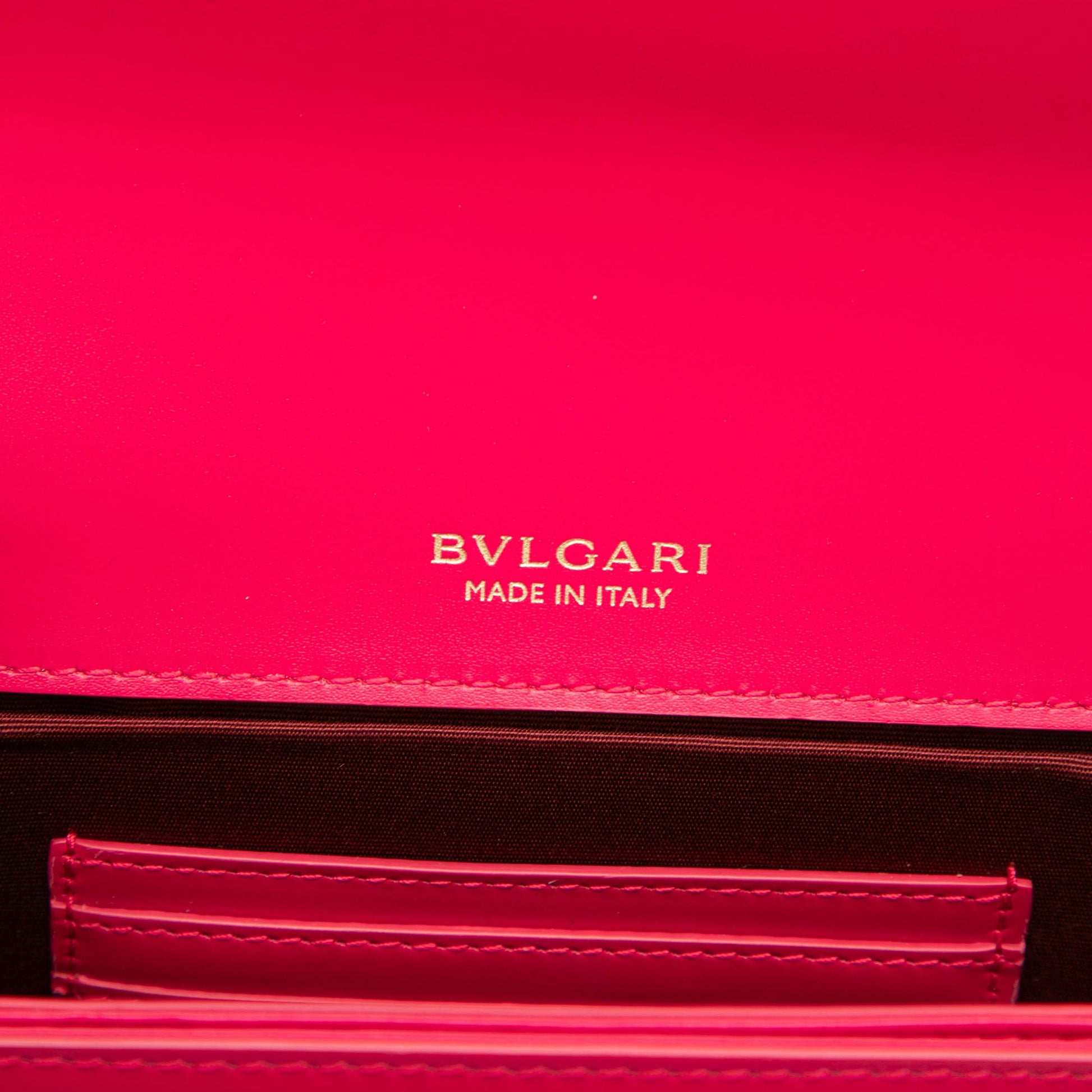Bvlgari Calfskin Serpenti Forever East West Shoulder Bag