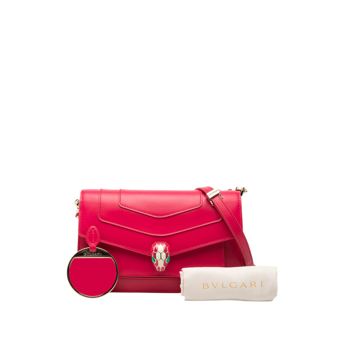 Bvlgari Calfskin Serpenti Forever East West Shoulder Bag