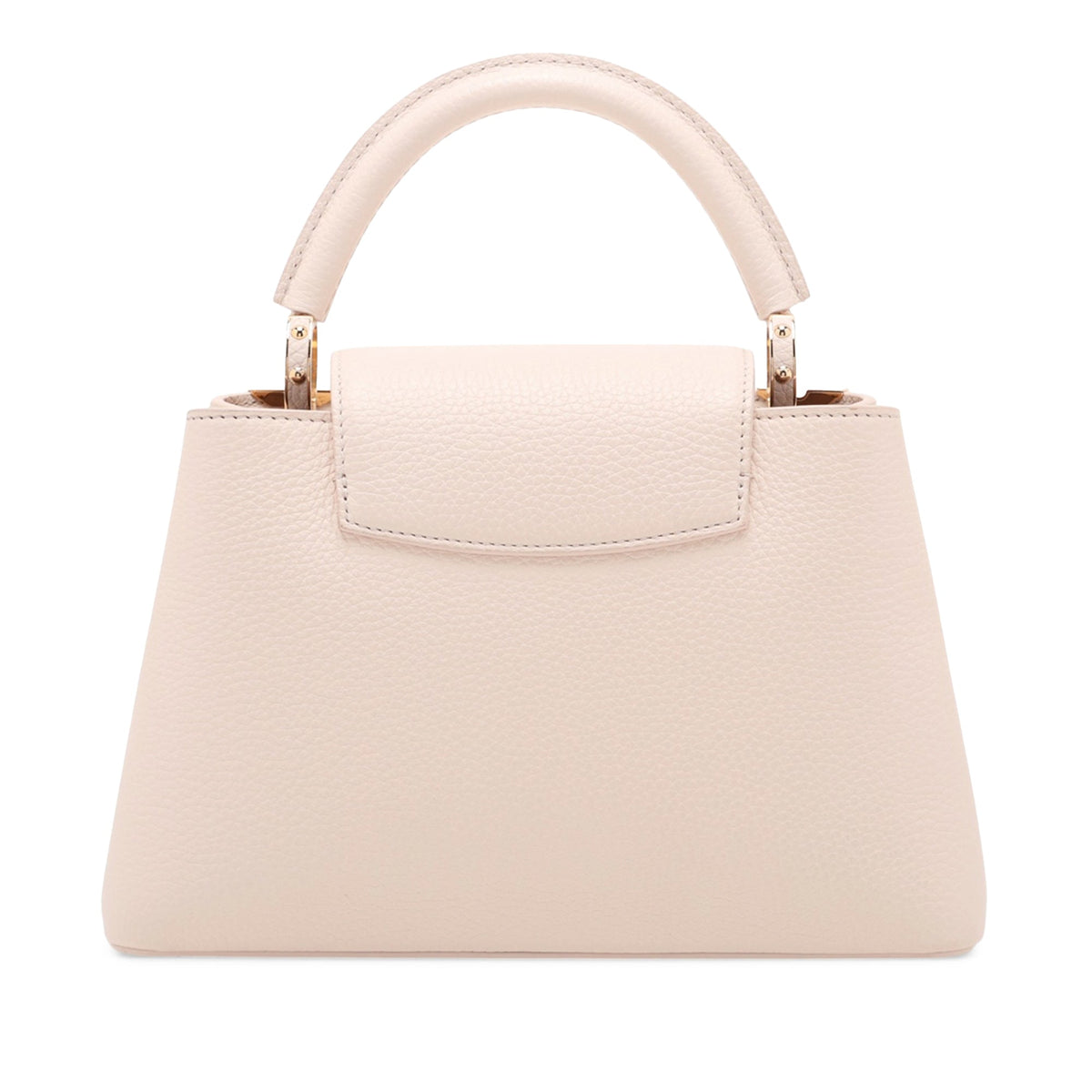 Louis Vuitton Taurillon Flowers Capucines BB — White