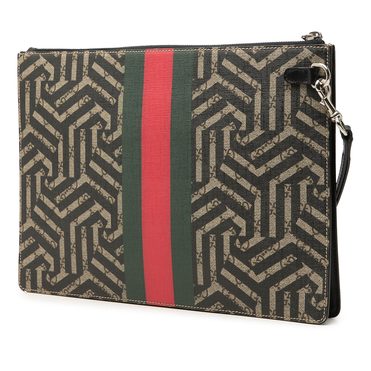 Gucci GG Supreme Caleido Web Bee  Clutch