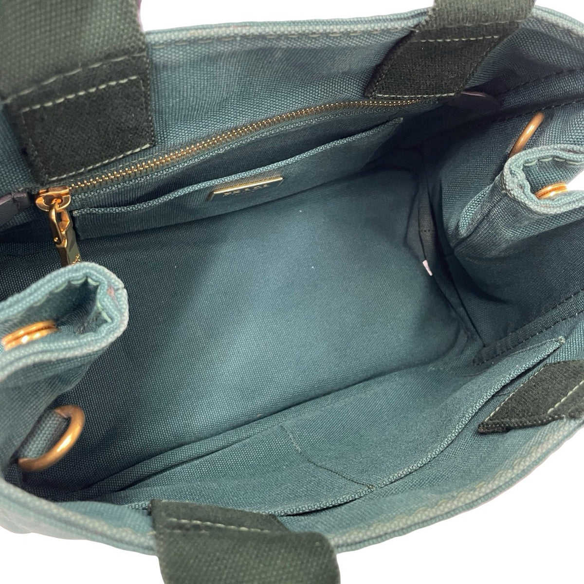 Prada Small Canvas Canapa Logo Tote