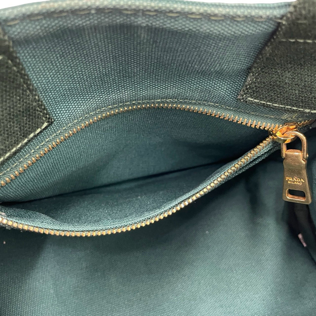 Prada Small Canvas Canapa Logo Tote