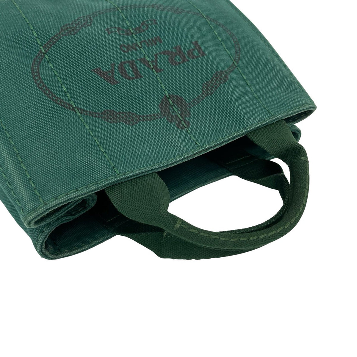 Prada Small Canvas Canapa Logo Tote