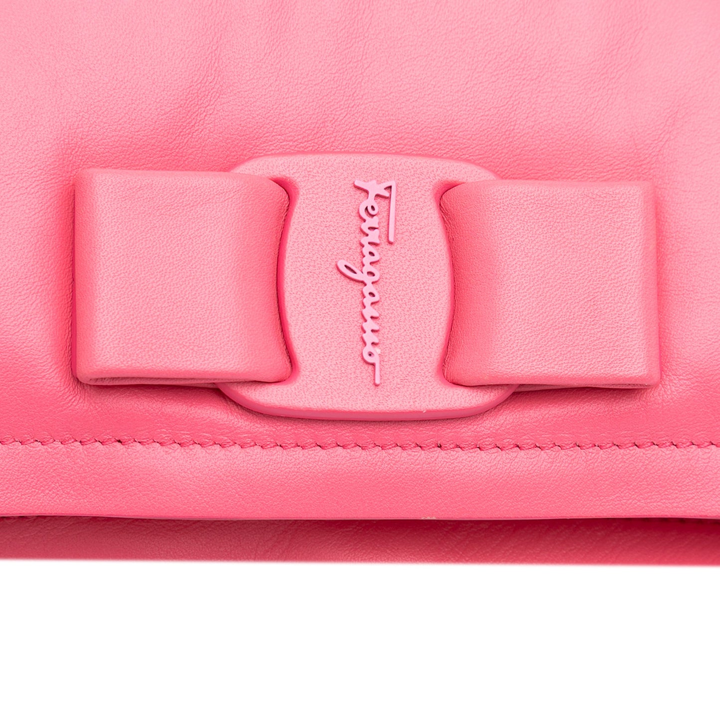 Ferragamo Mini Padded Leather Viva Bow Crossbody