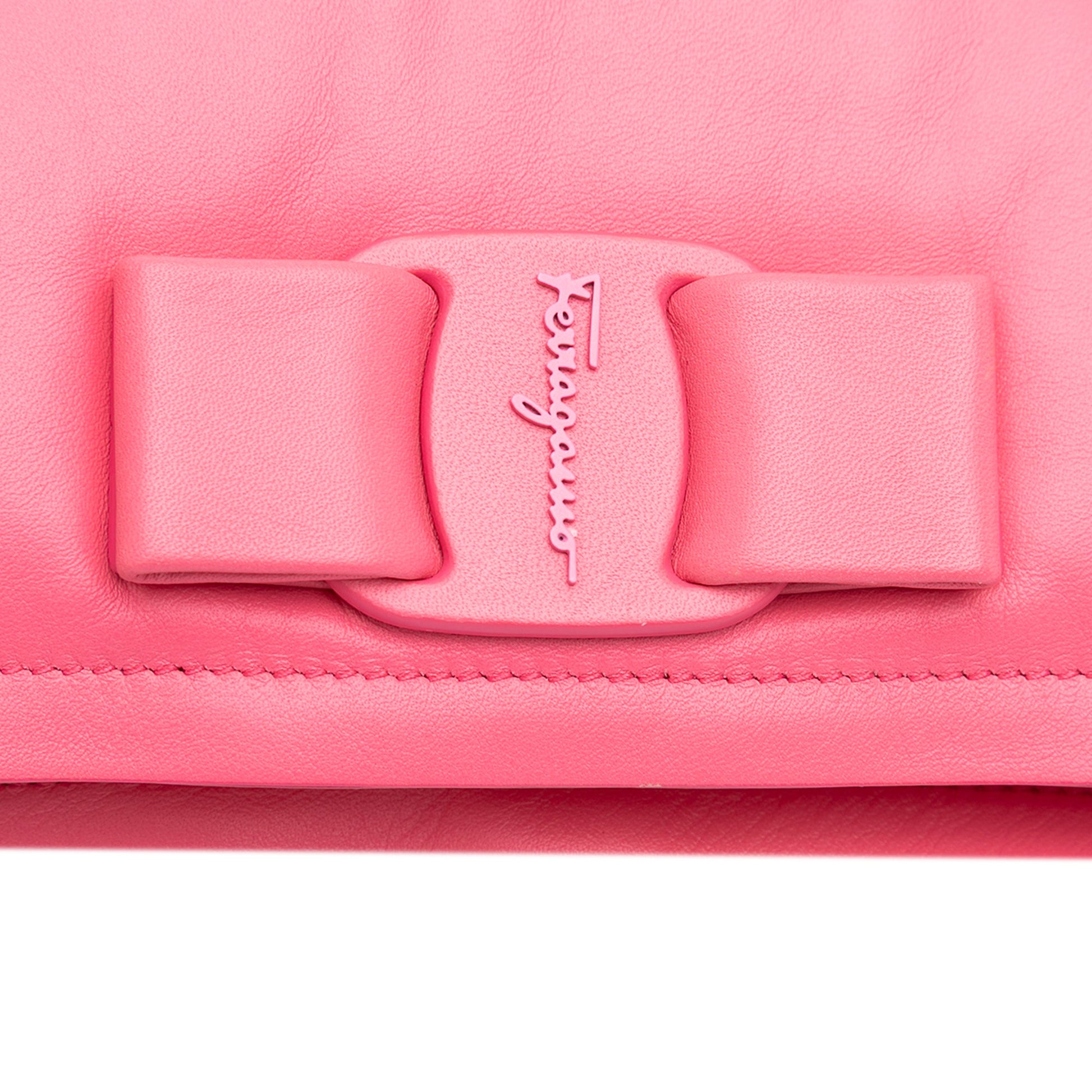 Ferragamo Mini Padded Leather Viva Bow Crossbody