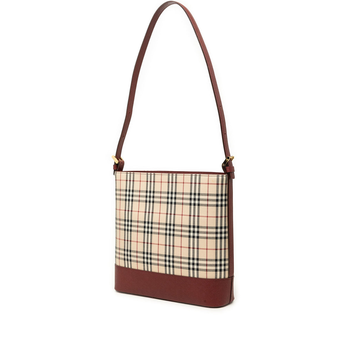 Burberry House Check Canvas Shoulder Bag
