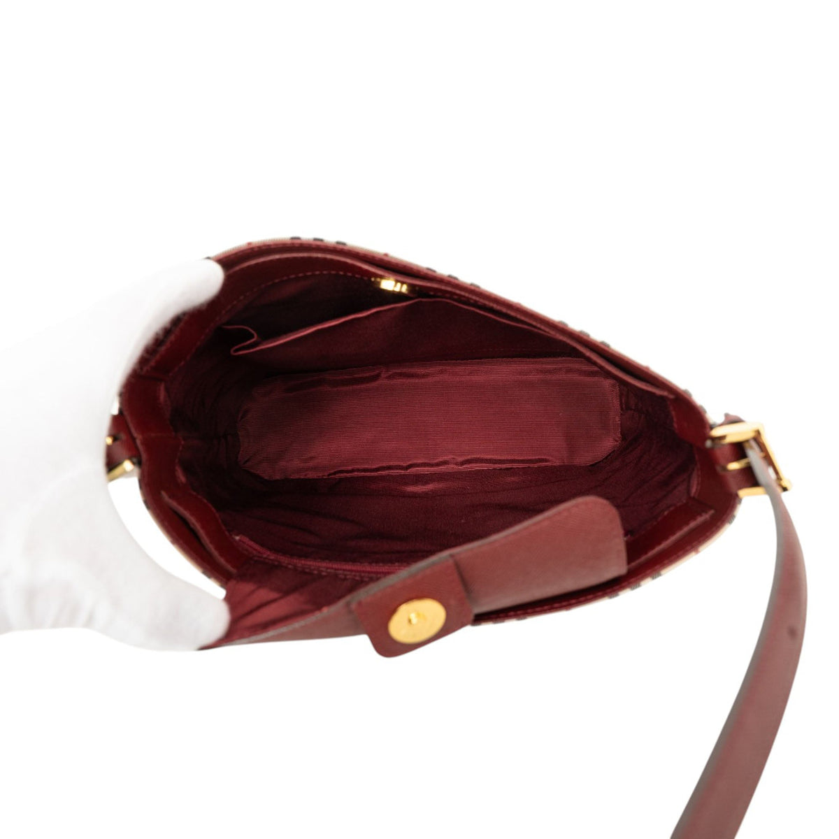 Burberry House Check Canvas Shoulder Bag