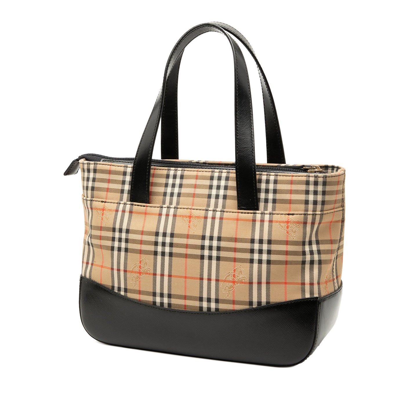 Burberry Haymarket Check Canvas Handbag