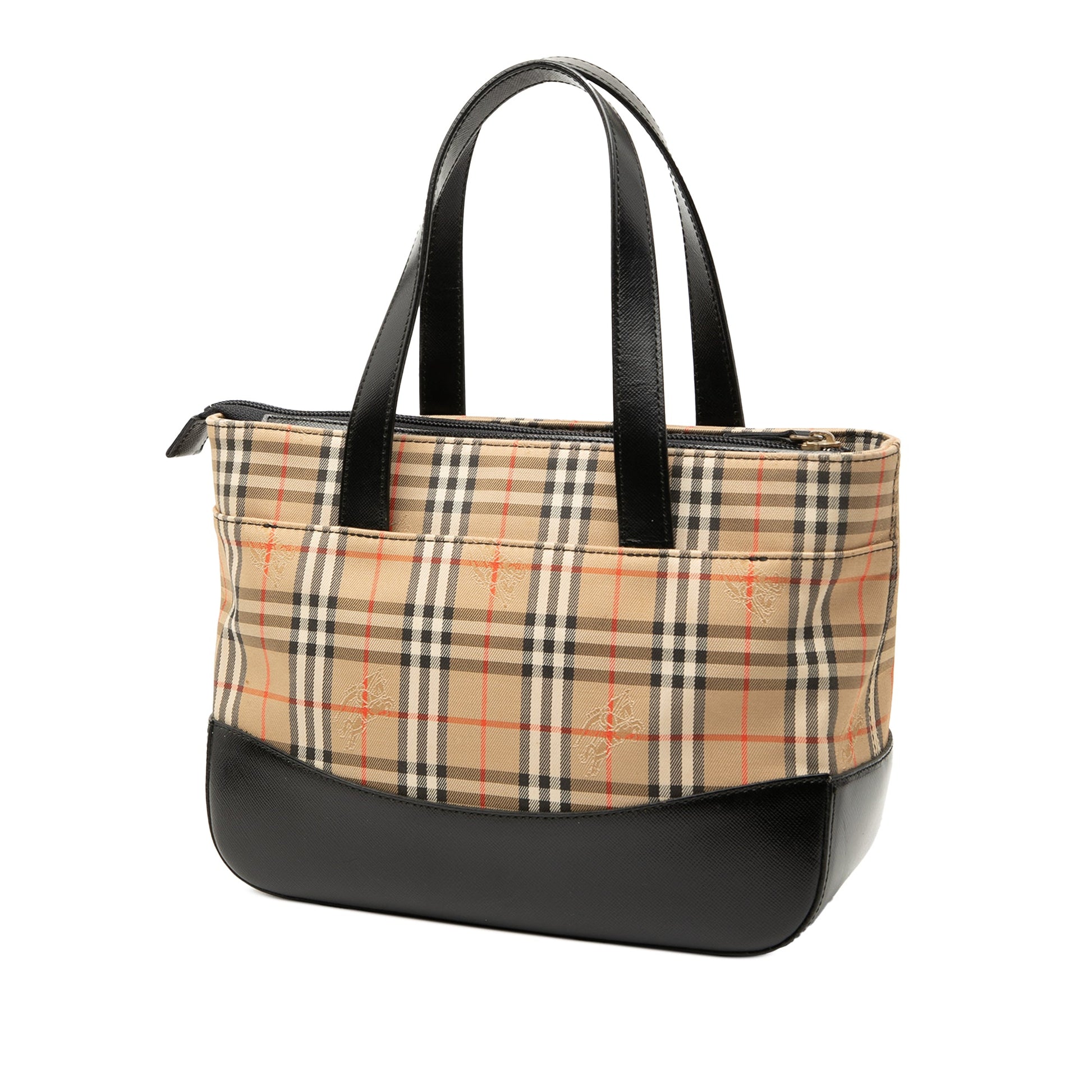 Burberry Haymarket Check Canvas Handbag