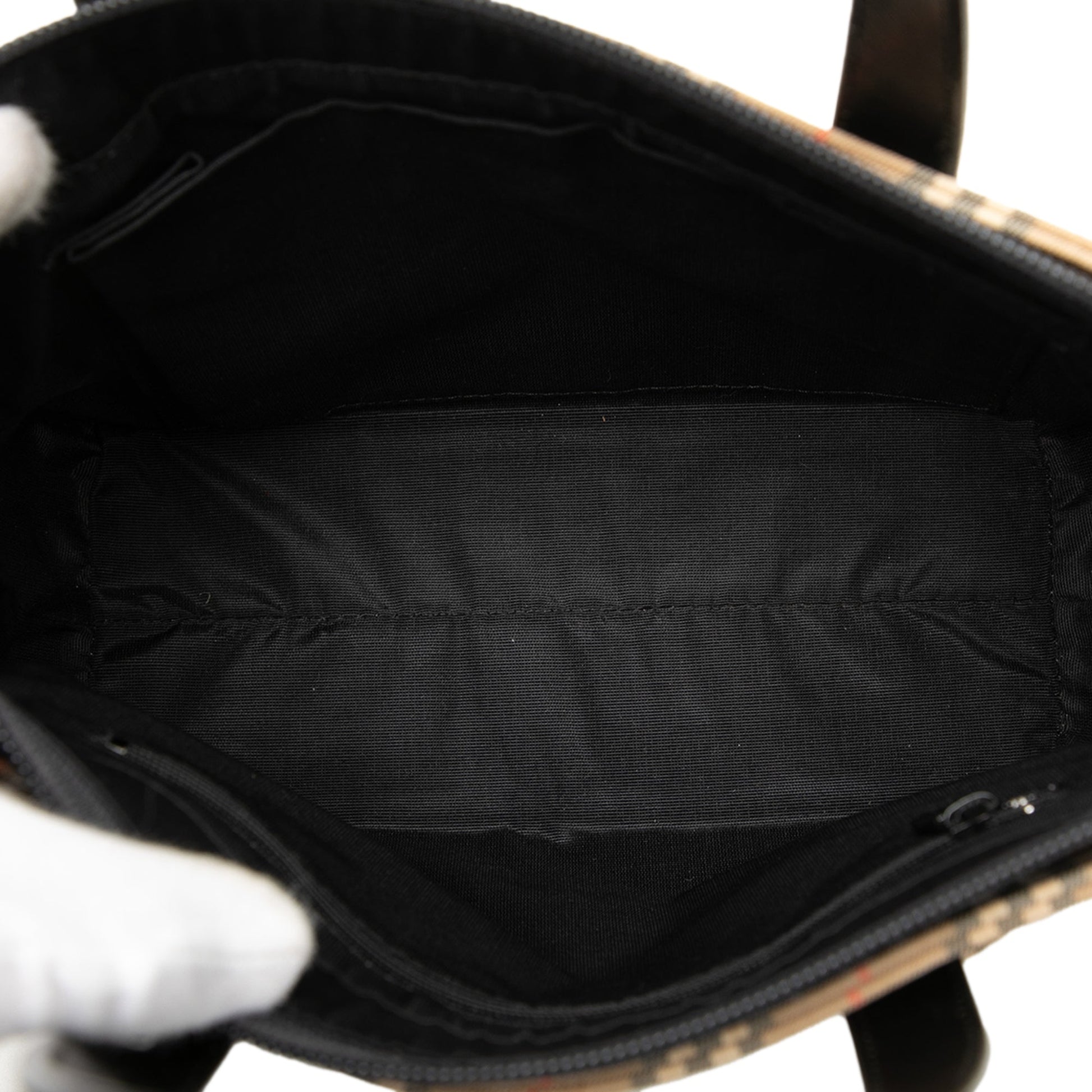 Burberry Haymarket Check Canvas Handbag