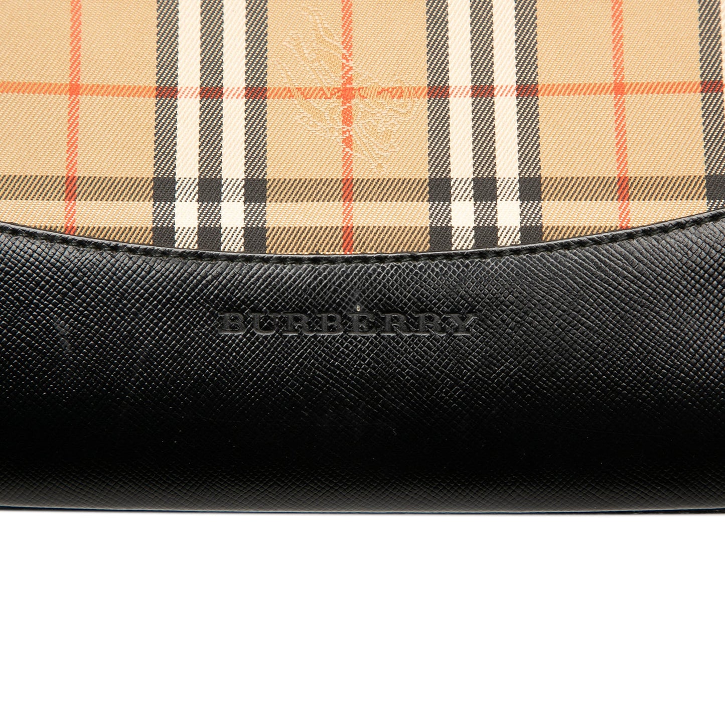 Burberry Haymarket Check Canvas Handbag