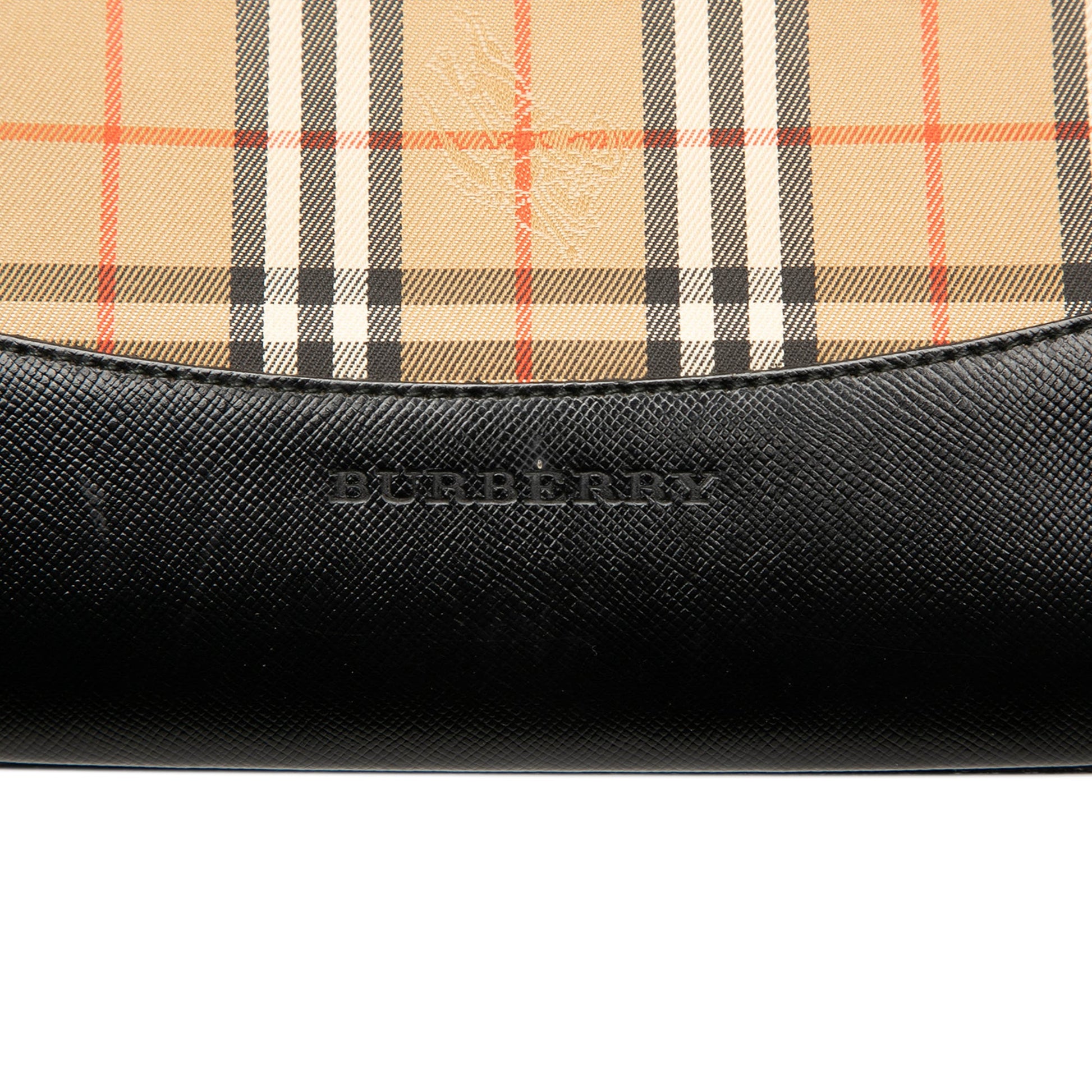 Burberry Haymarket Check Canvas Handbag