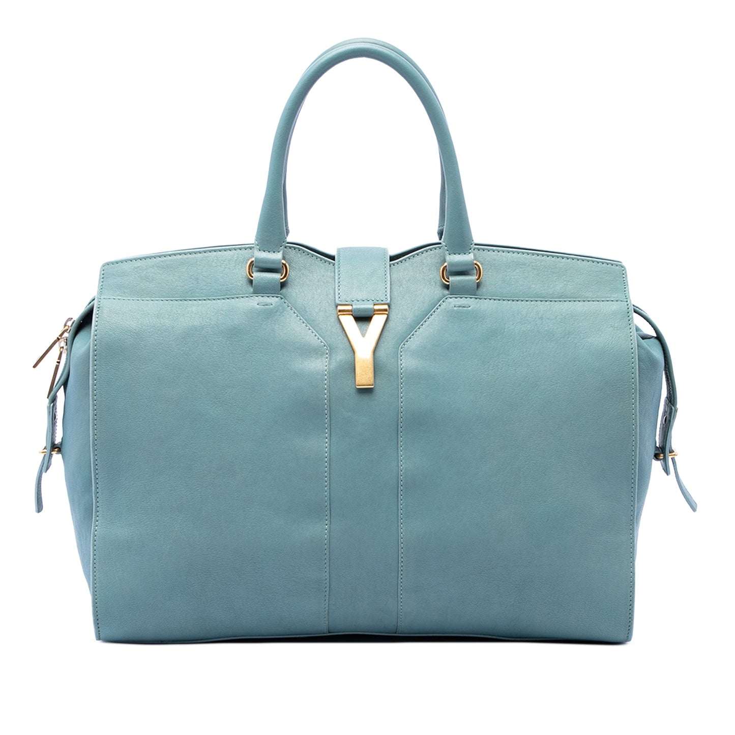 Saint Laurent Large Leather Cabas Chyc Satchel