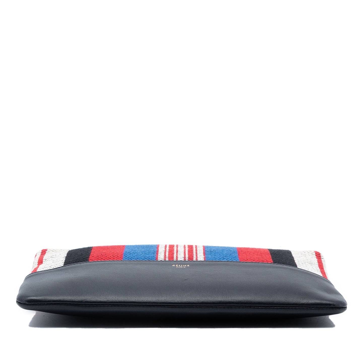 Celine Canvas Striped Solo Pouch