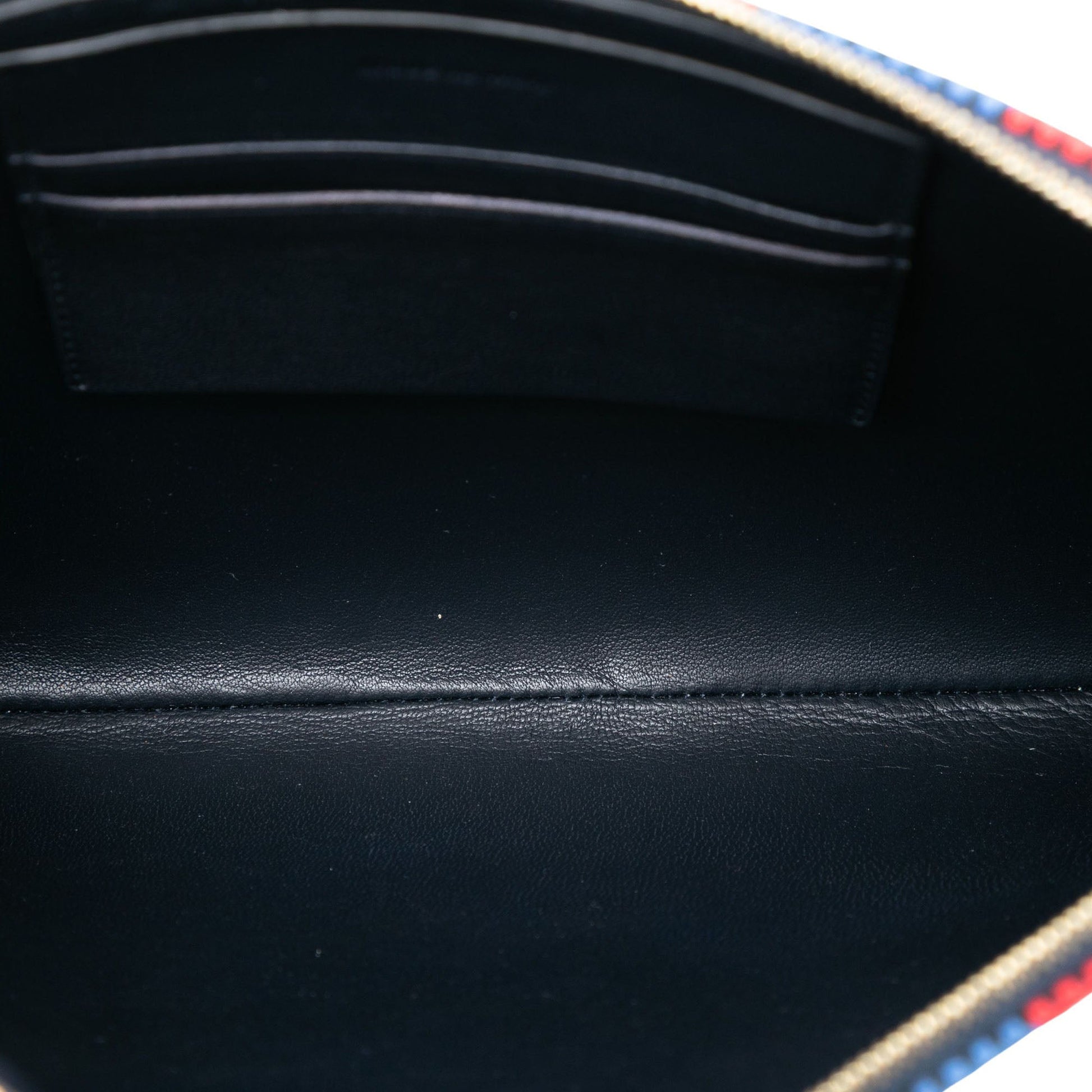 Celine Canvas Striped Solo Pouch