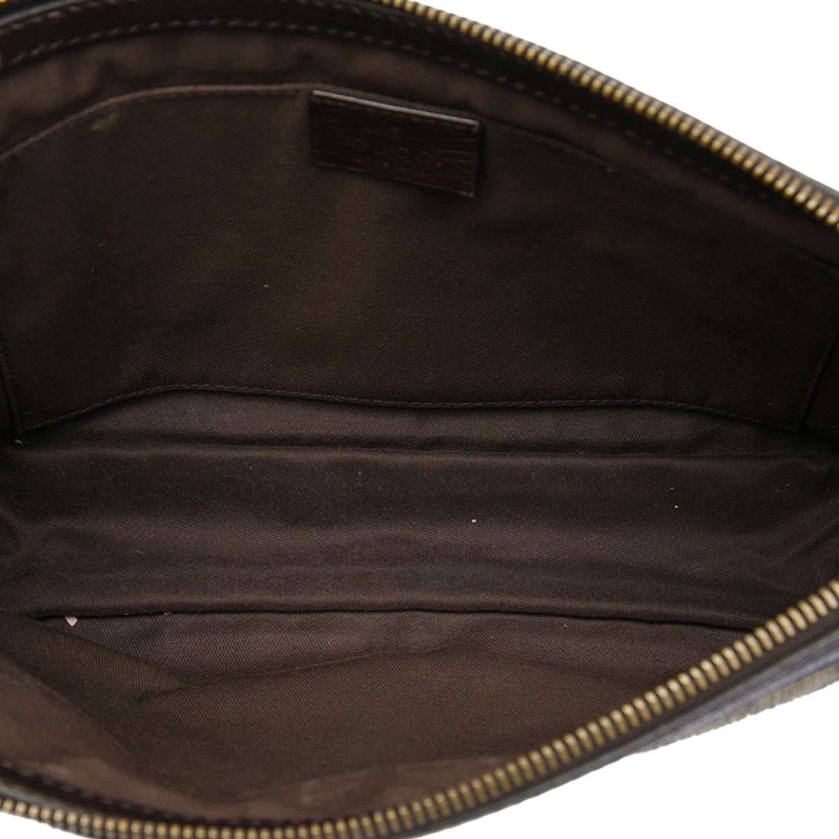 Gucci GG Supreme Clutch — Beige