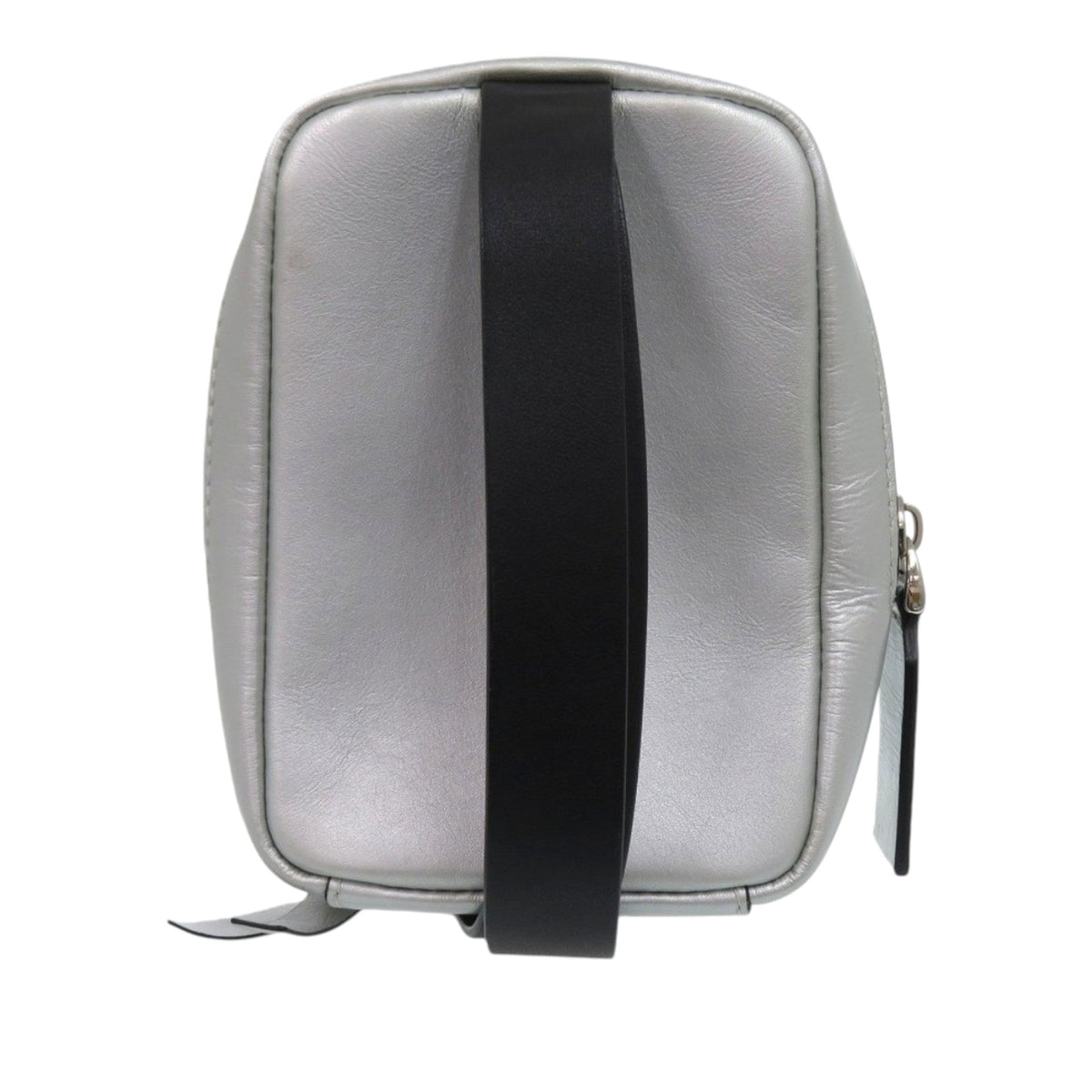 Valentino Metallic Leather VRing Neck Pouch Crossbody
