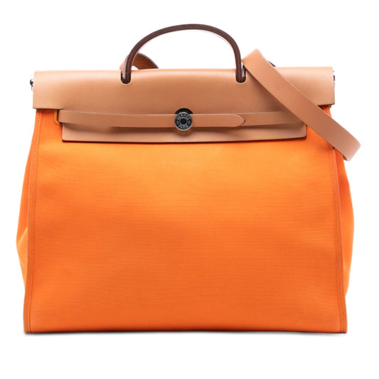 Hermès Toile Herbag Zip 39