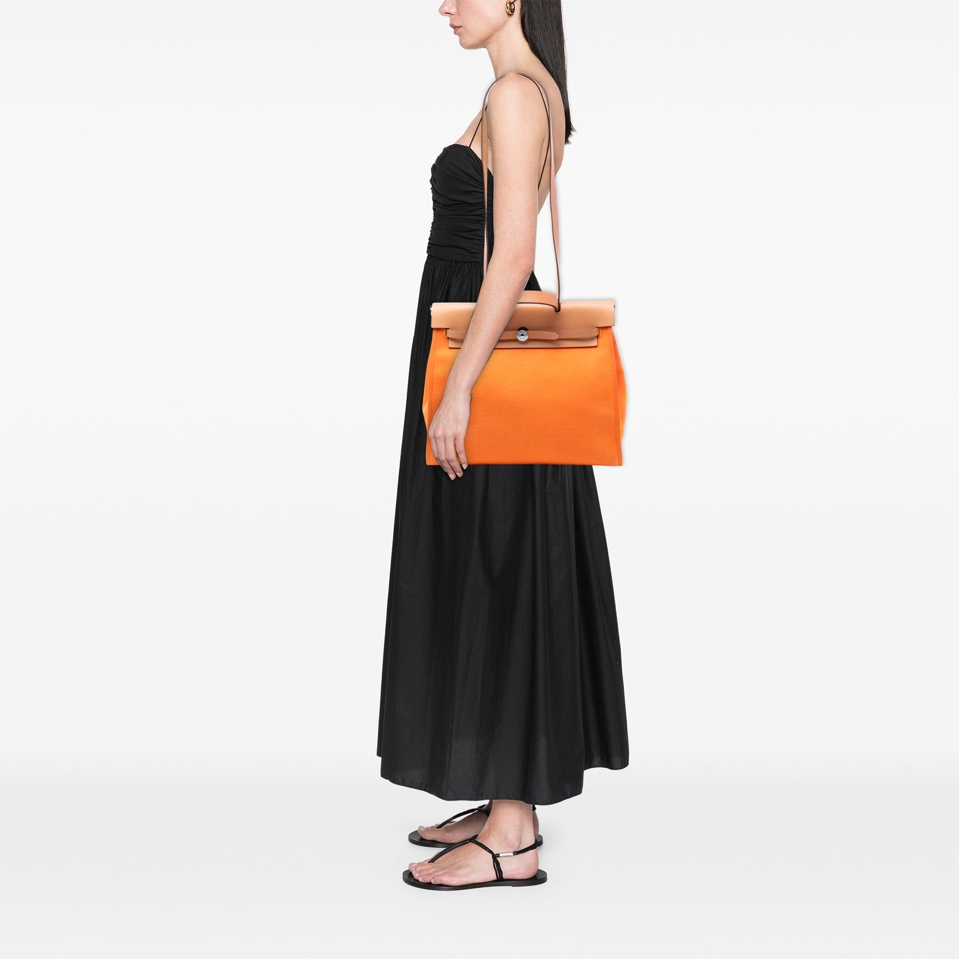 Hermès Toile Herbag Zip 39