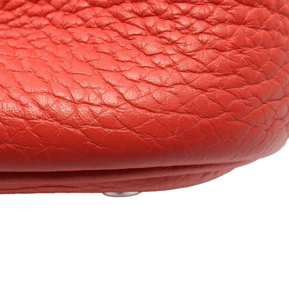 Hermès Clemence Picotin Lock 22 — Red