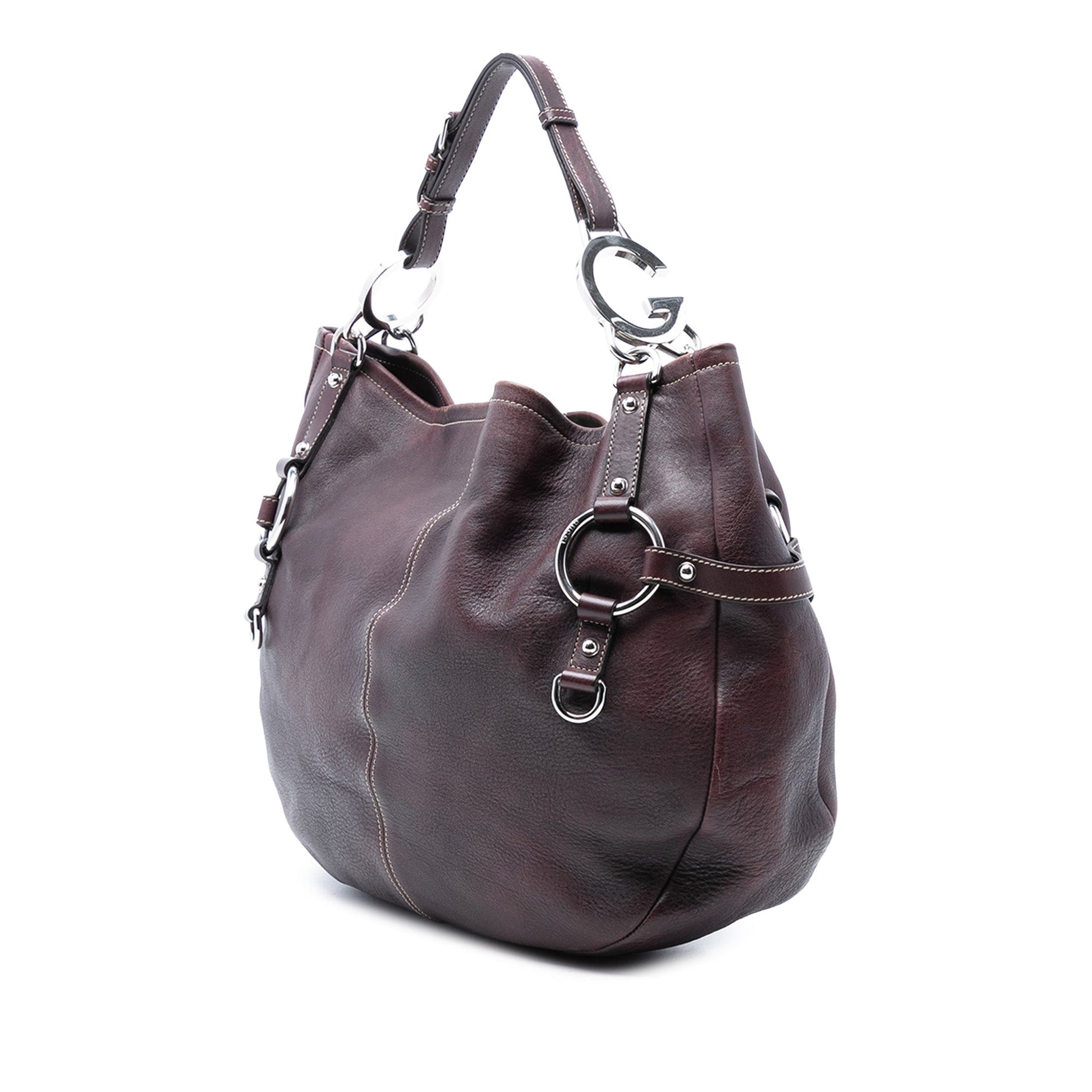 Gucci Leather Charlotte Tote
