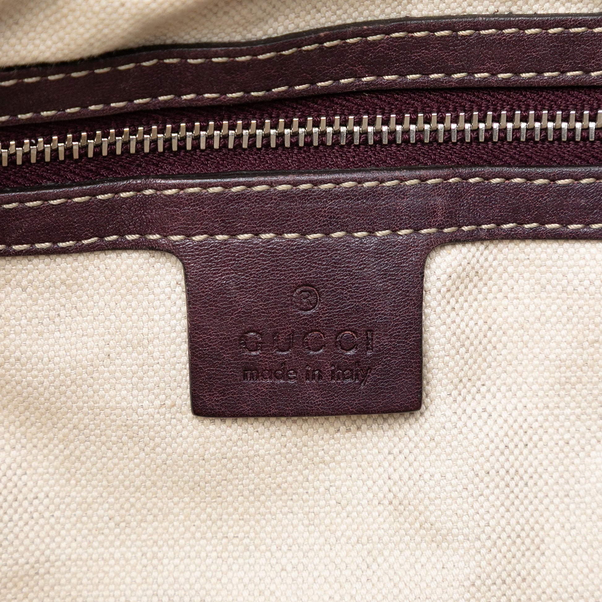Gucci Leather Charlotte Tote