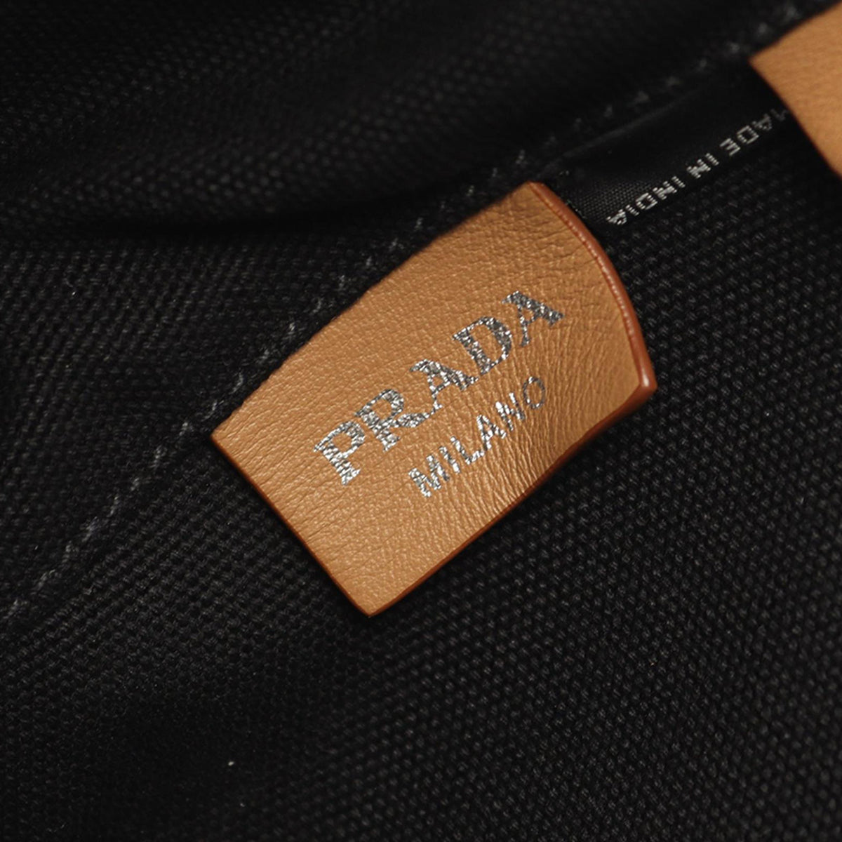 Prada Canvas Canapa Logo Satchel