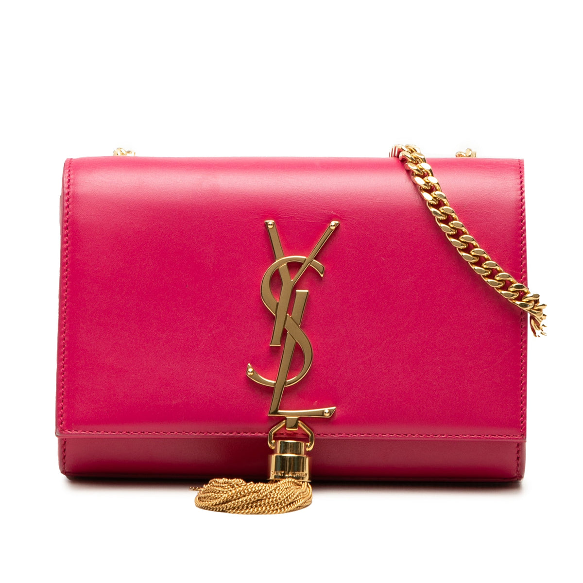 Saint Laurent Small Smooth Calfskin Monogram Kate Tassel Crossbody