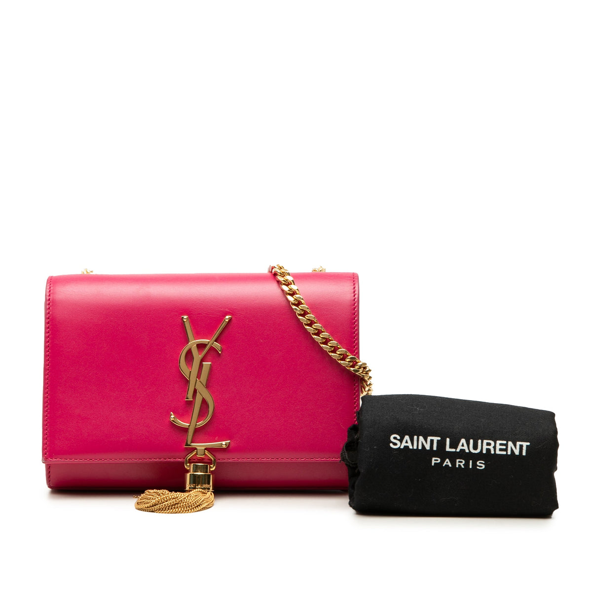 Saint Laurent Small Smooth Calfskin Monogram Kate Tassel Crossbody