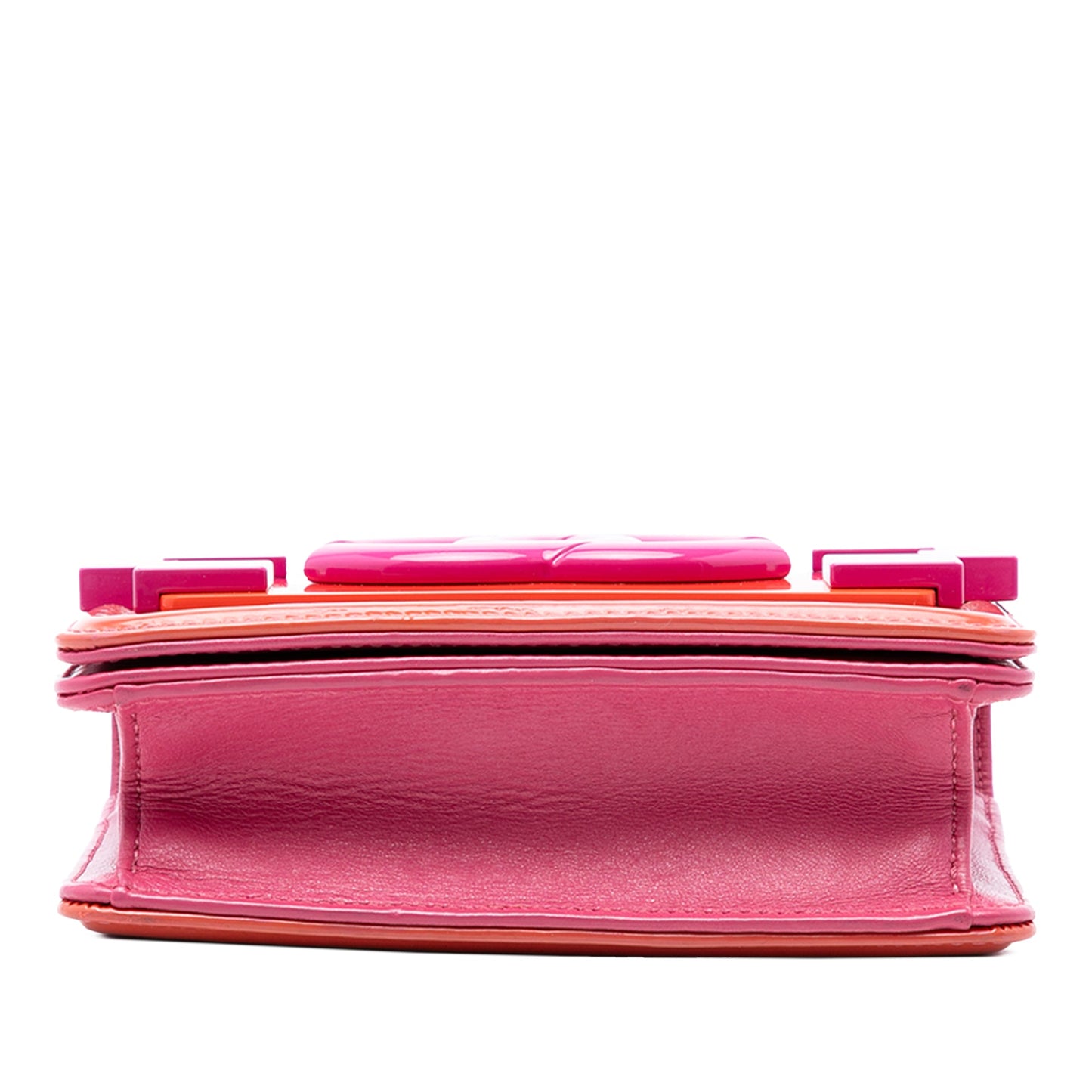 Mini Ombre Acrylic and Patent Boy Brick Flap