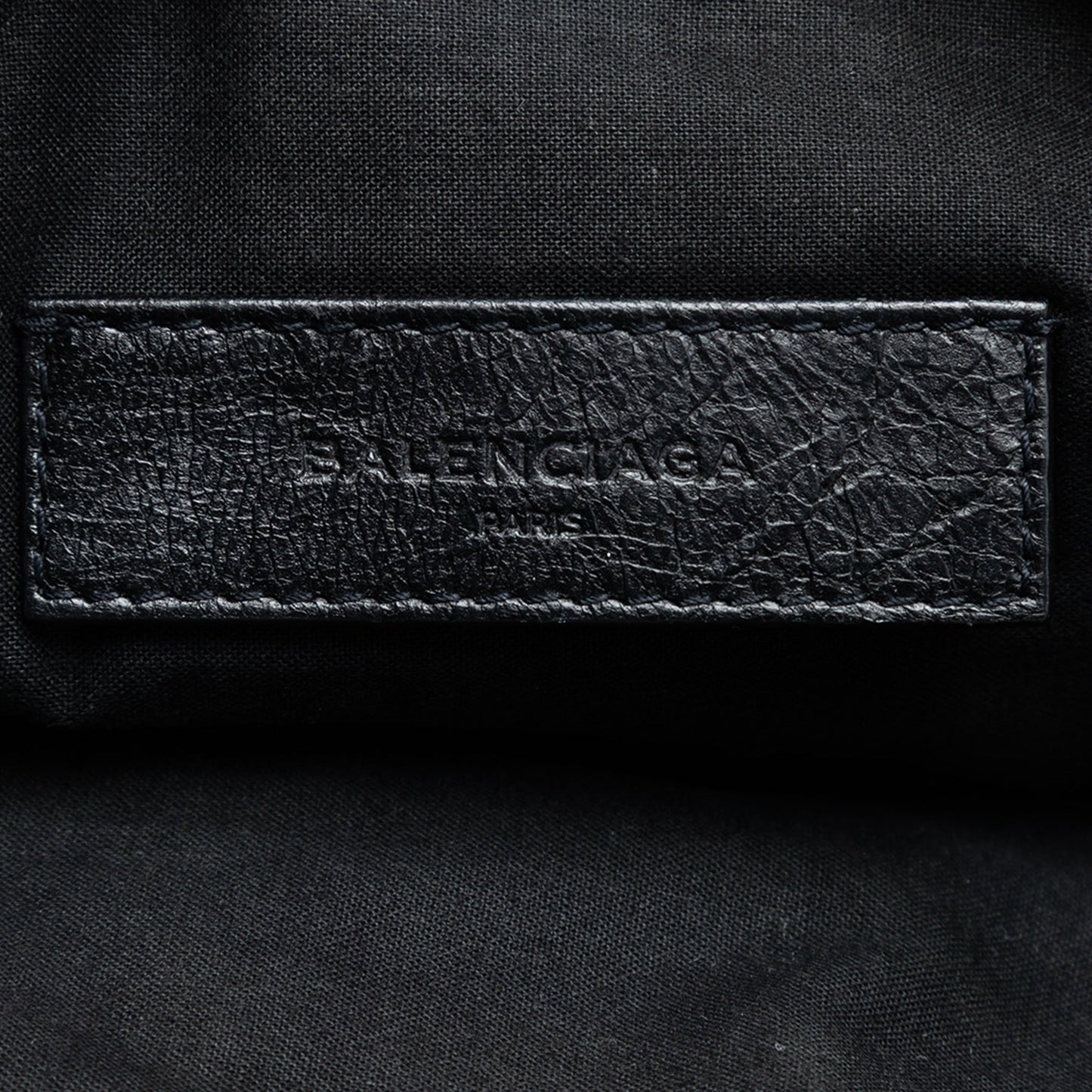 Balenciaga Lambskin Motocross Classic Clip Clutch M