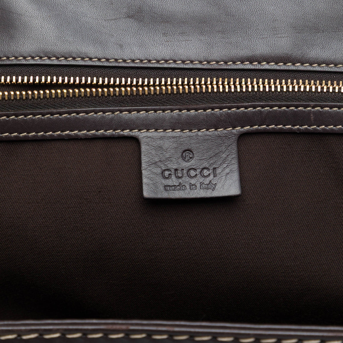 Gucci GG Canvas and Leather Dialux Queen Tote