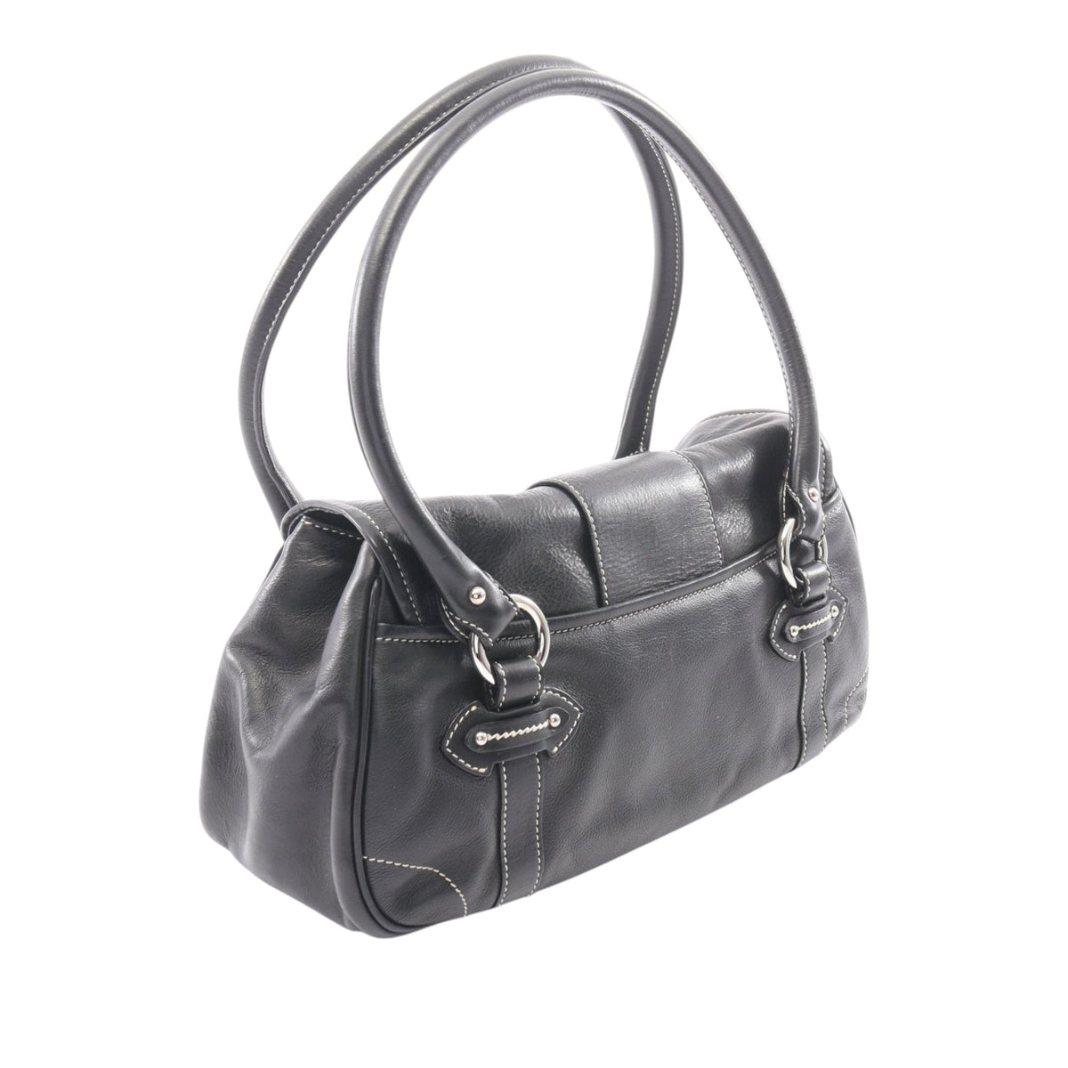 Dior Leather CD Handbag — Black