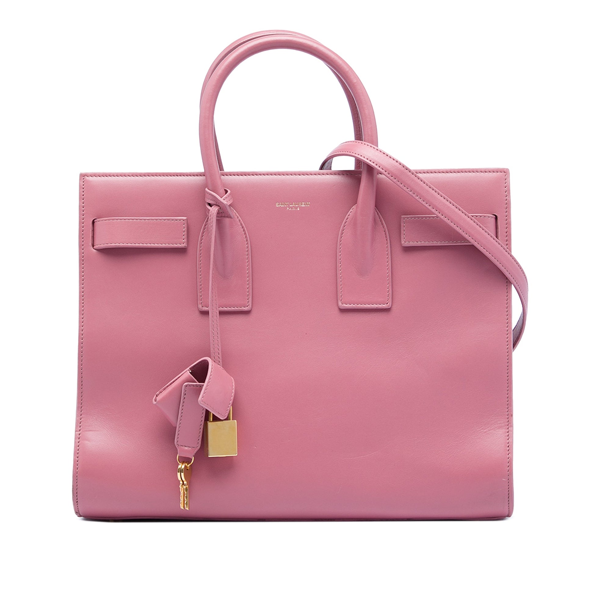 Saint Laurent Small Leather Sac De Jour Satchel