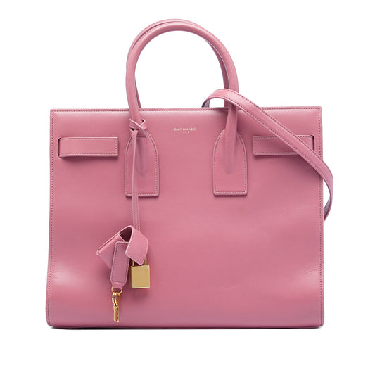 Saint Laurent Small Leather Sac De Jour Satchel