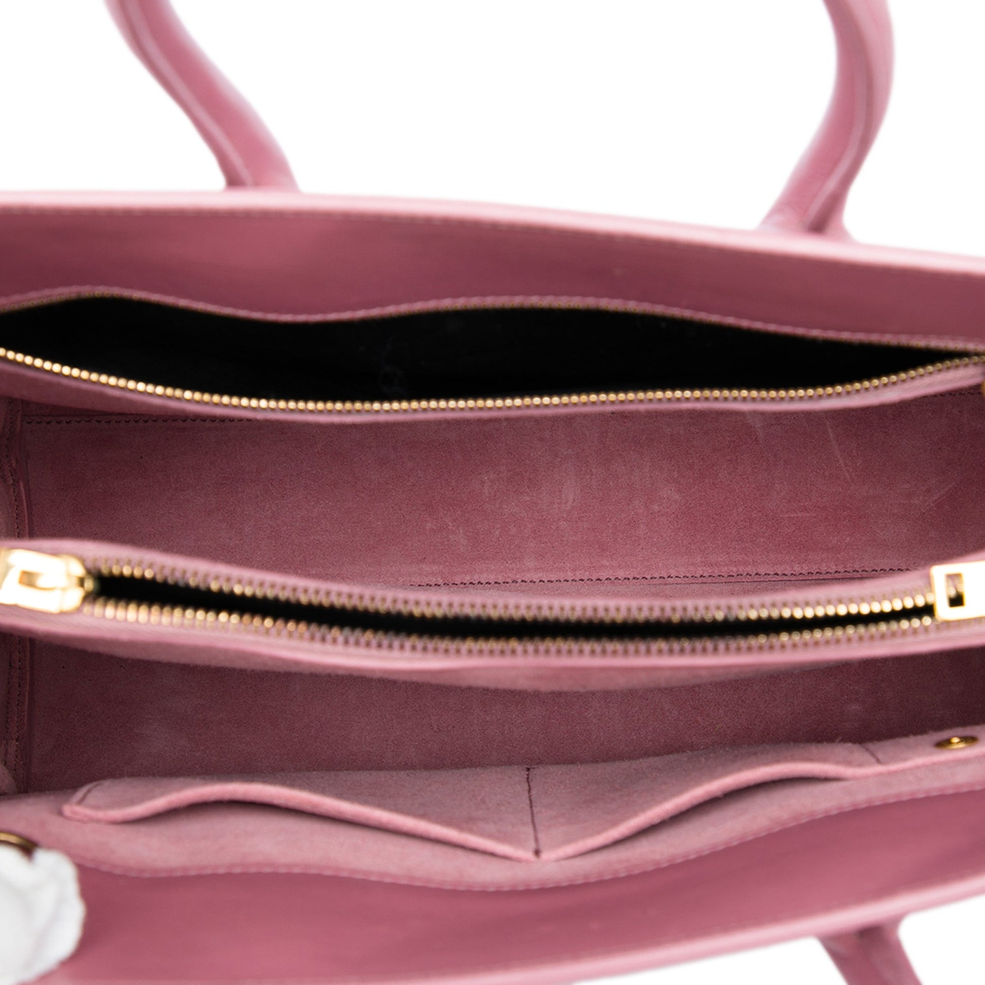 Saint Laurent Small Leather Sac De Jour Satchel