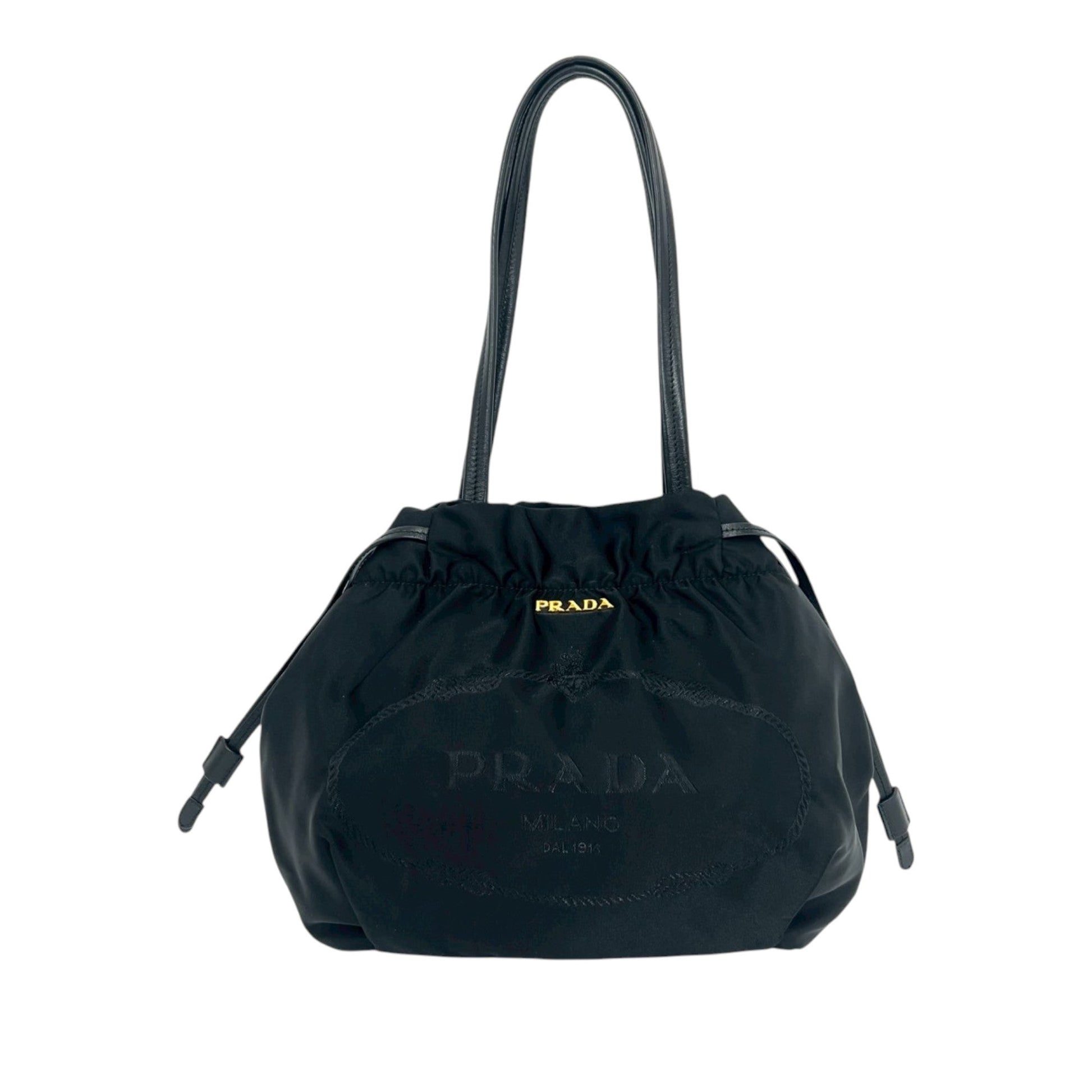 Prada Tessuto Canapa Logo Tote