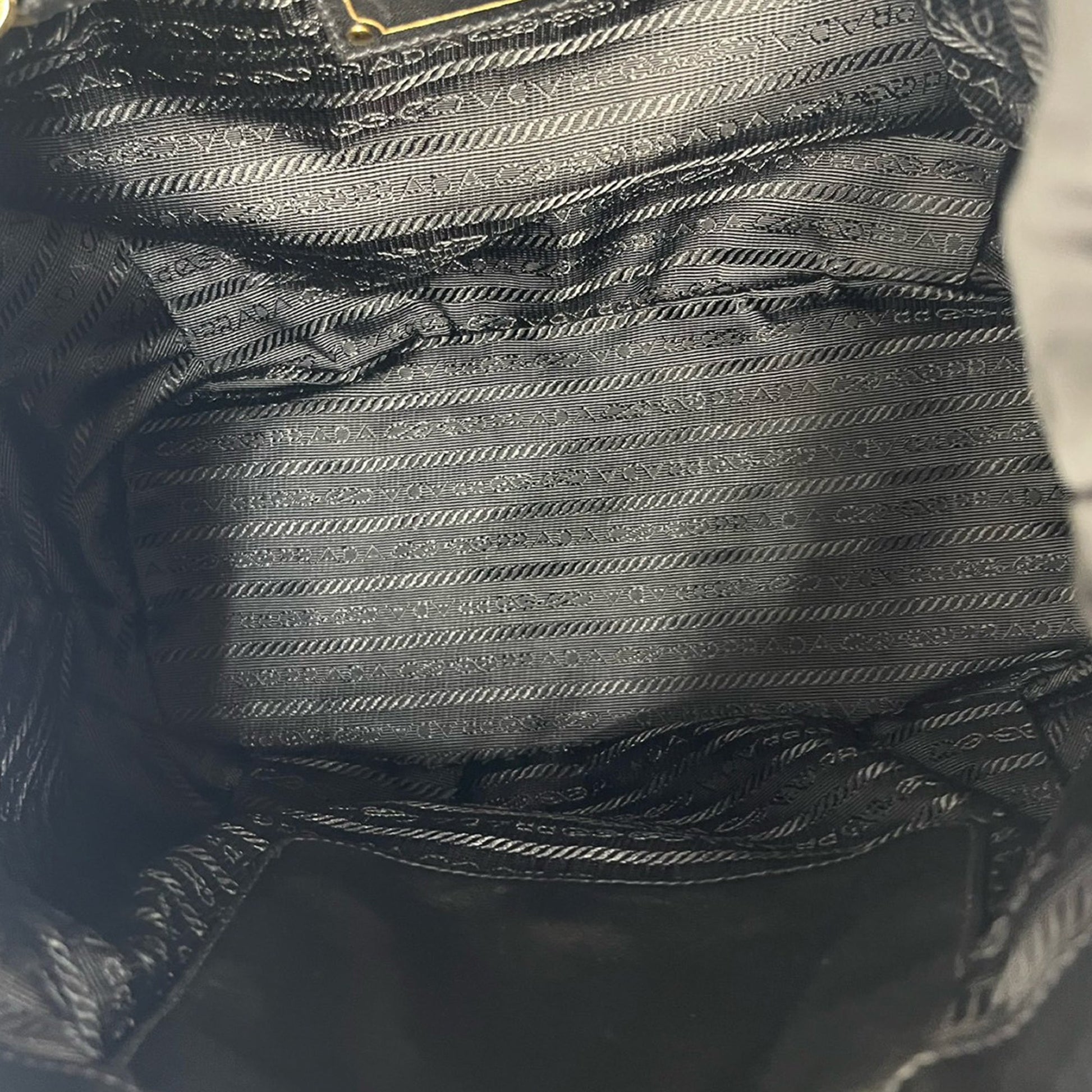 Prada Tessuto Canapa Logo Tote