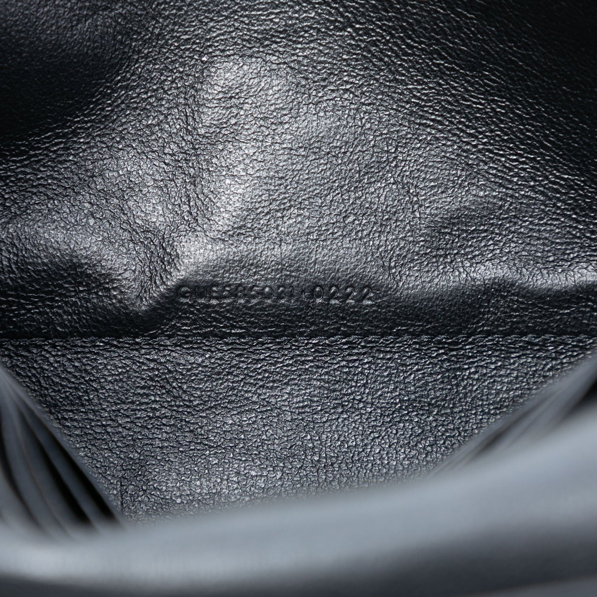 Saint Laurent Quilted Diamond Lambskin Becky Wallet on Chain
