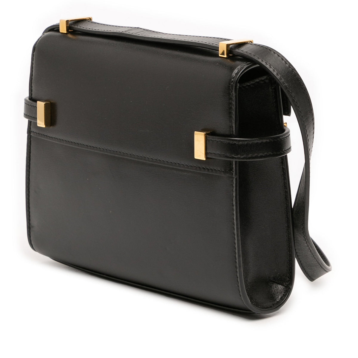 Saint Laurent Mini Box Calfskin Manhattan Shoulder Bag